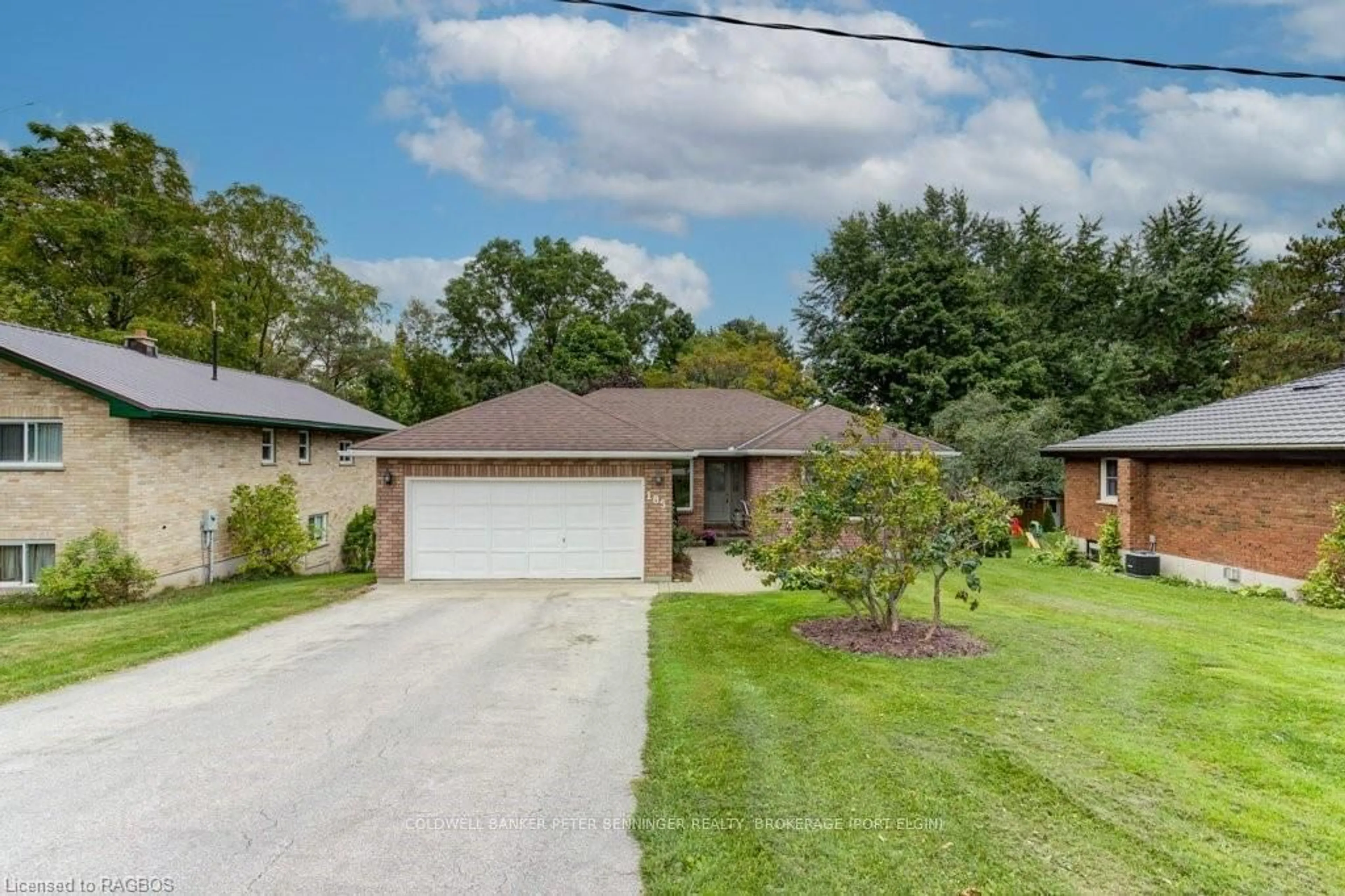 Frontside or backside of a home, the street view for 185 ALBERT St, Arran-Elderslie Ontario N0G 2N0