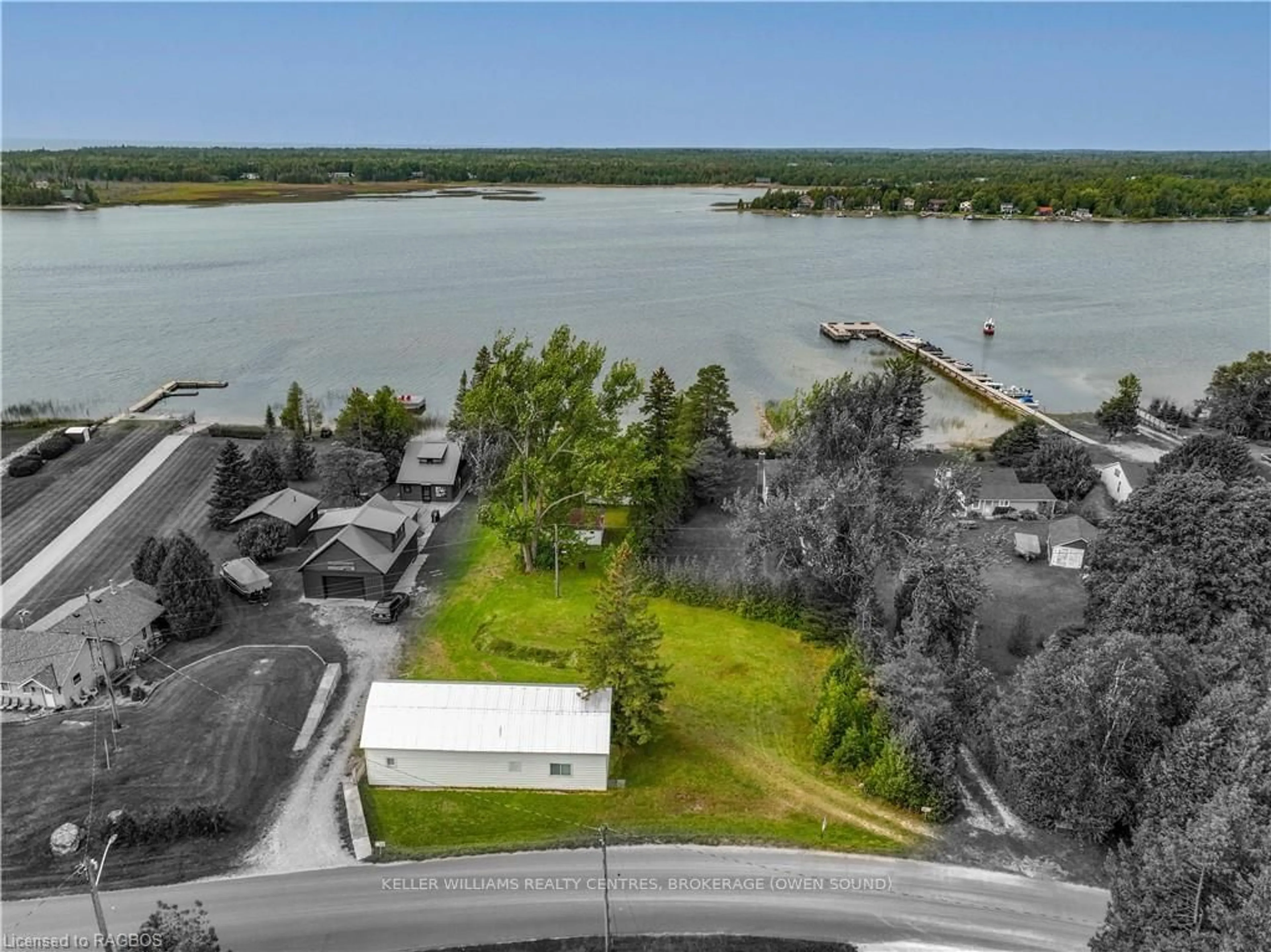 A pic from exterior of the house or condo, the view of lake or river for 830 PIKE BAY Rd, Northern Bruce Peninsula Ontario N0H 2T0