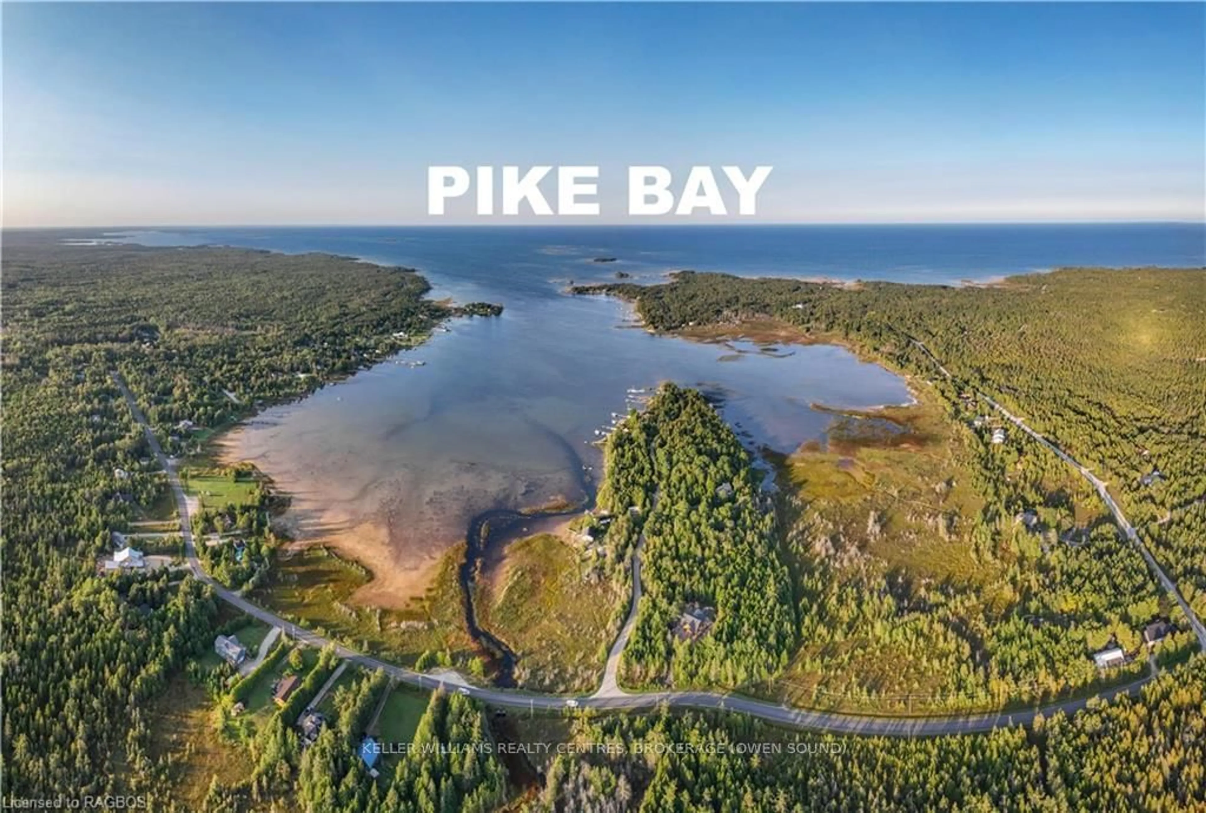 Picture of a map for 830 PIKE BAY Rd, Northern Bruce Peninsula Ontario N0H 2T0