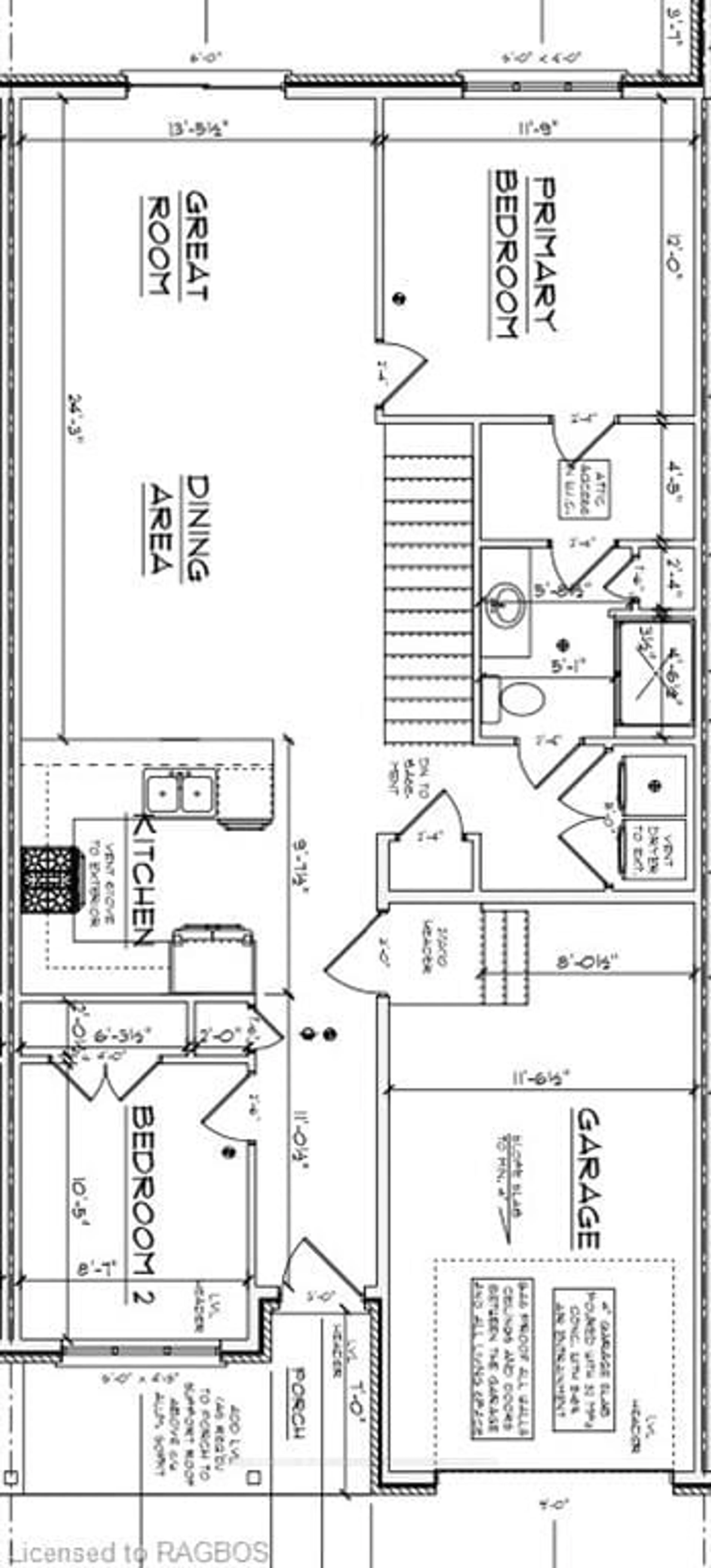 Floor plan for 754 18TH St, Hanover Ontario N4N 0C5