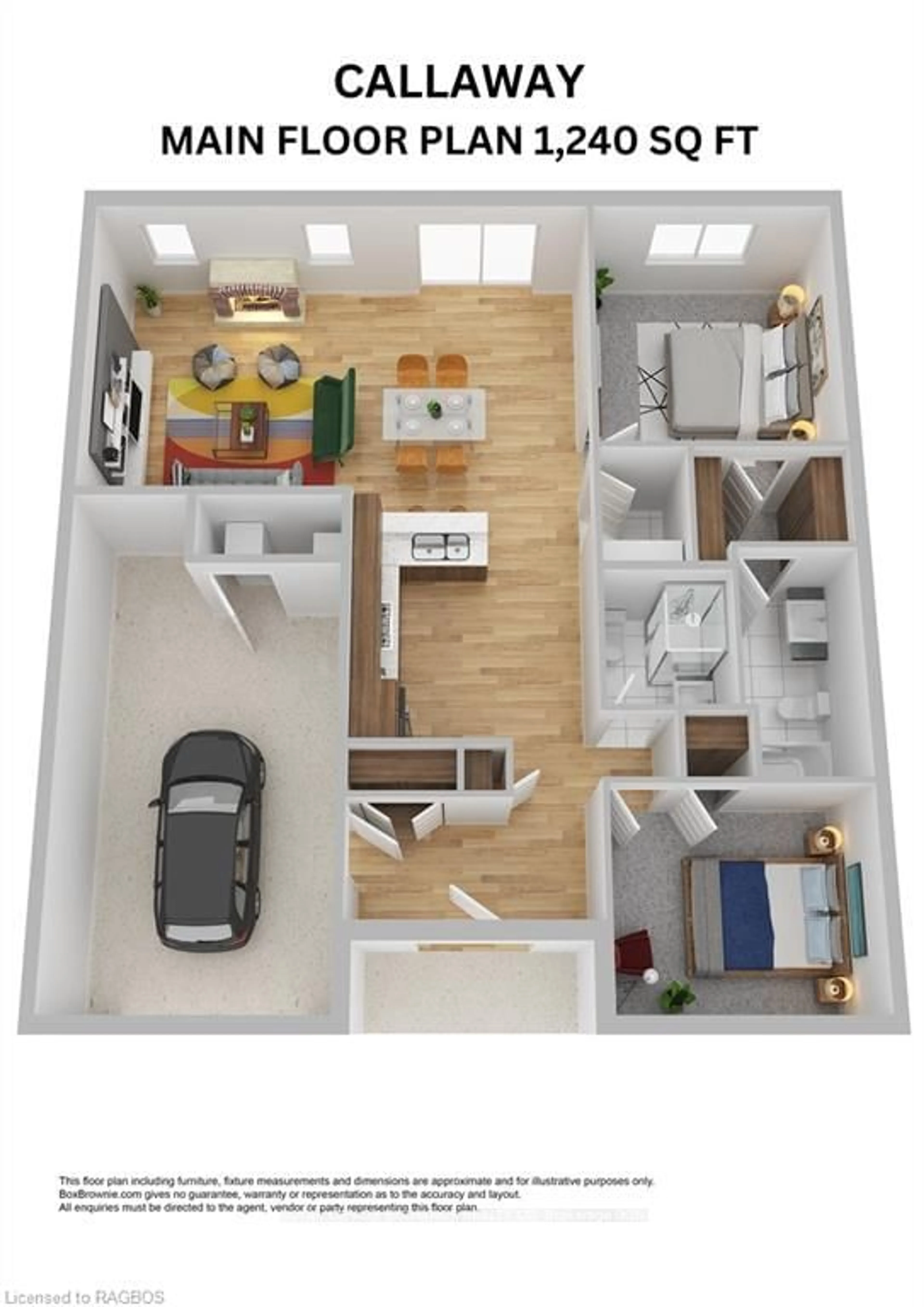 Floor plan for 1182 QUEEN St #8, Kincardine Ontario N2Z 1G4