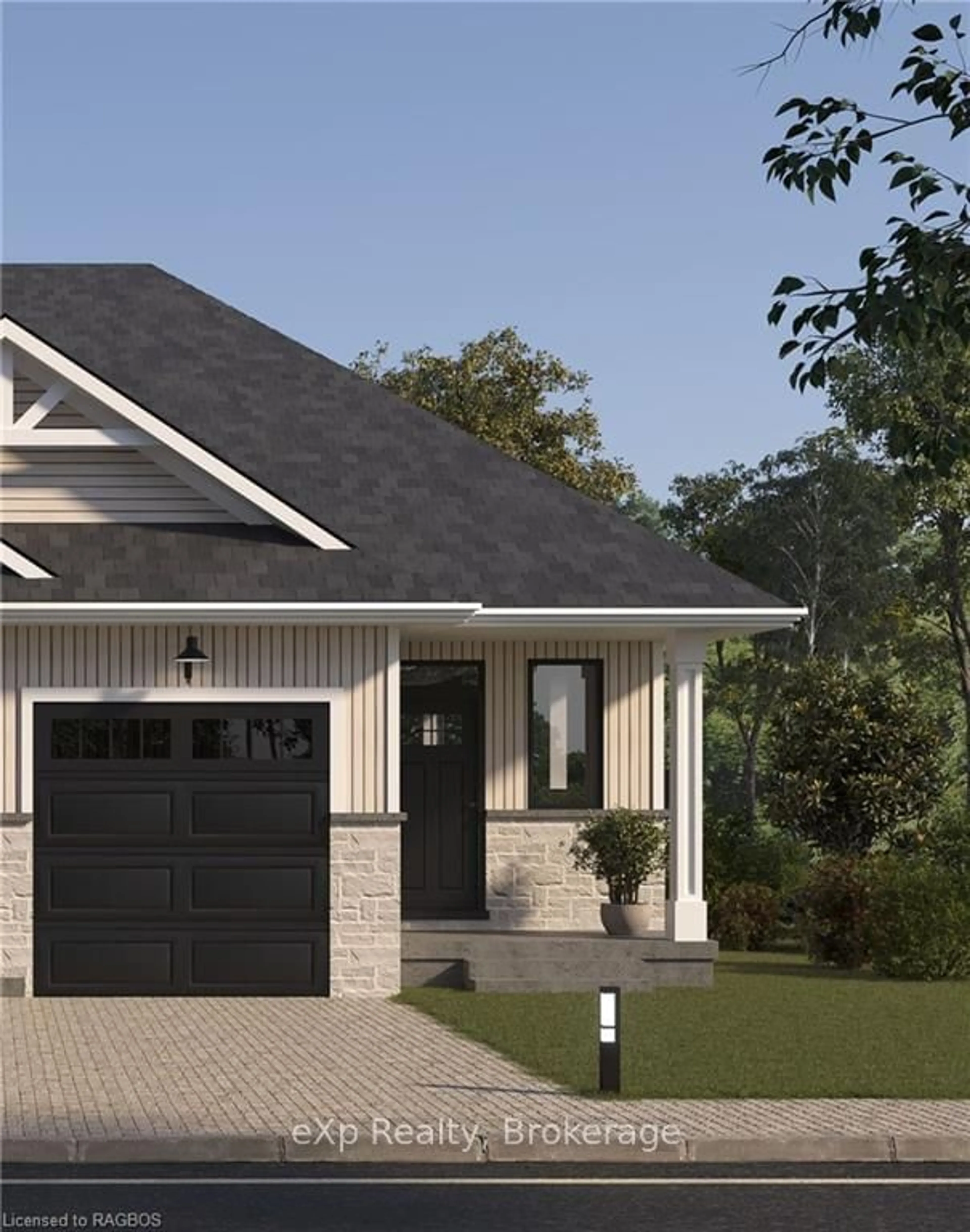 Home with brick exterior material, street for 12 JANET St #2, South Bruce Ontario N0G 2S0