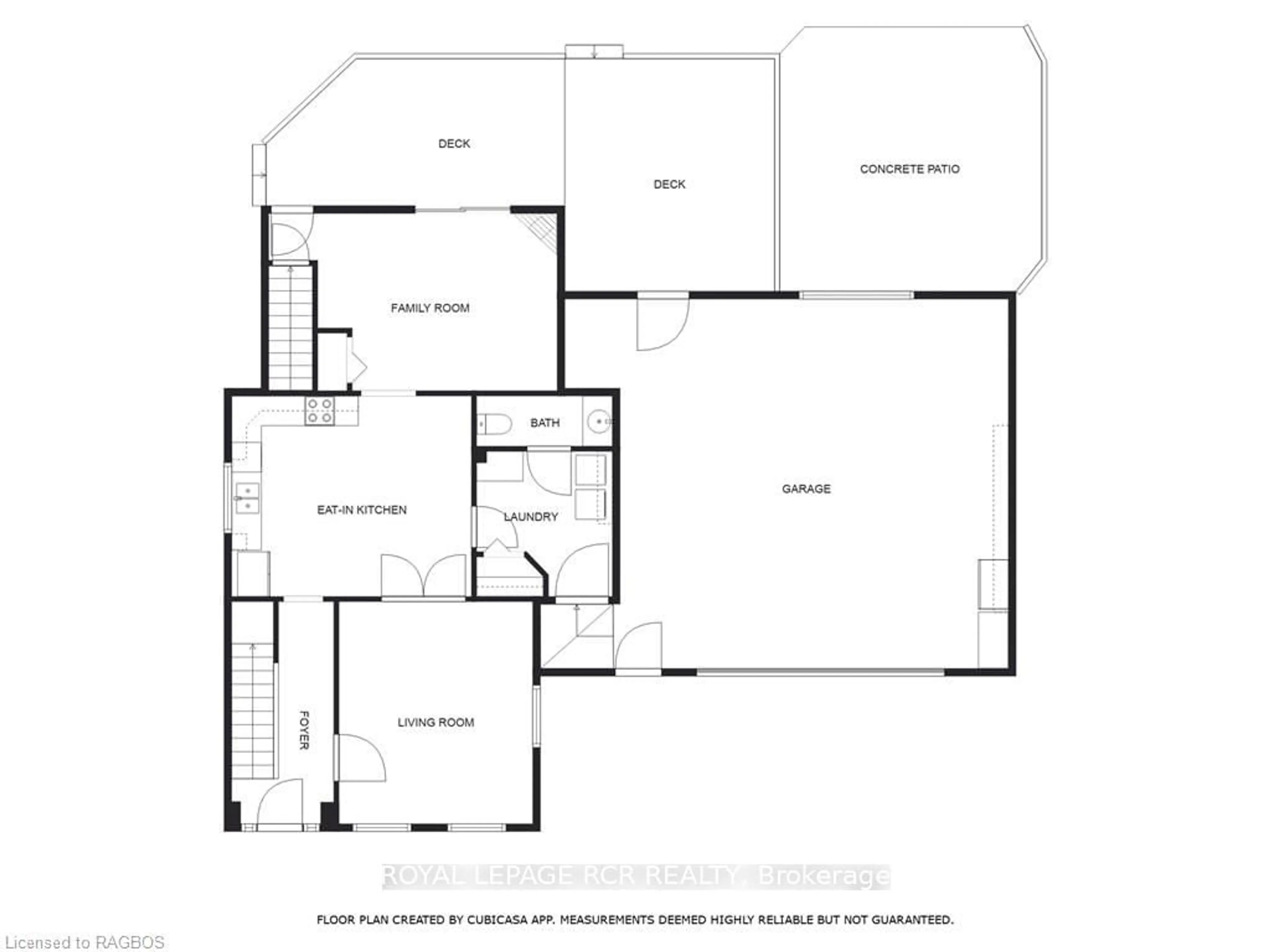 Floor plan for 223 JACKSON St, Brockton Ontario N0G 2V0