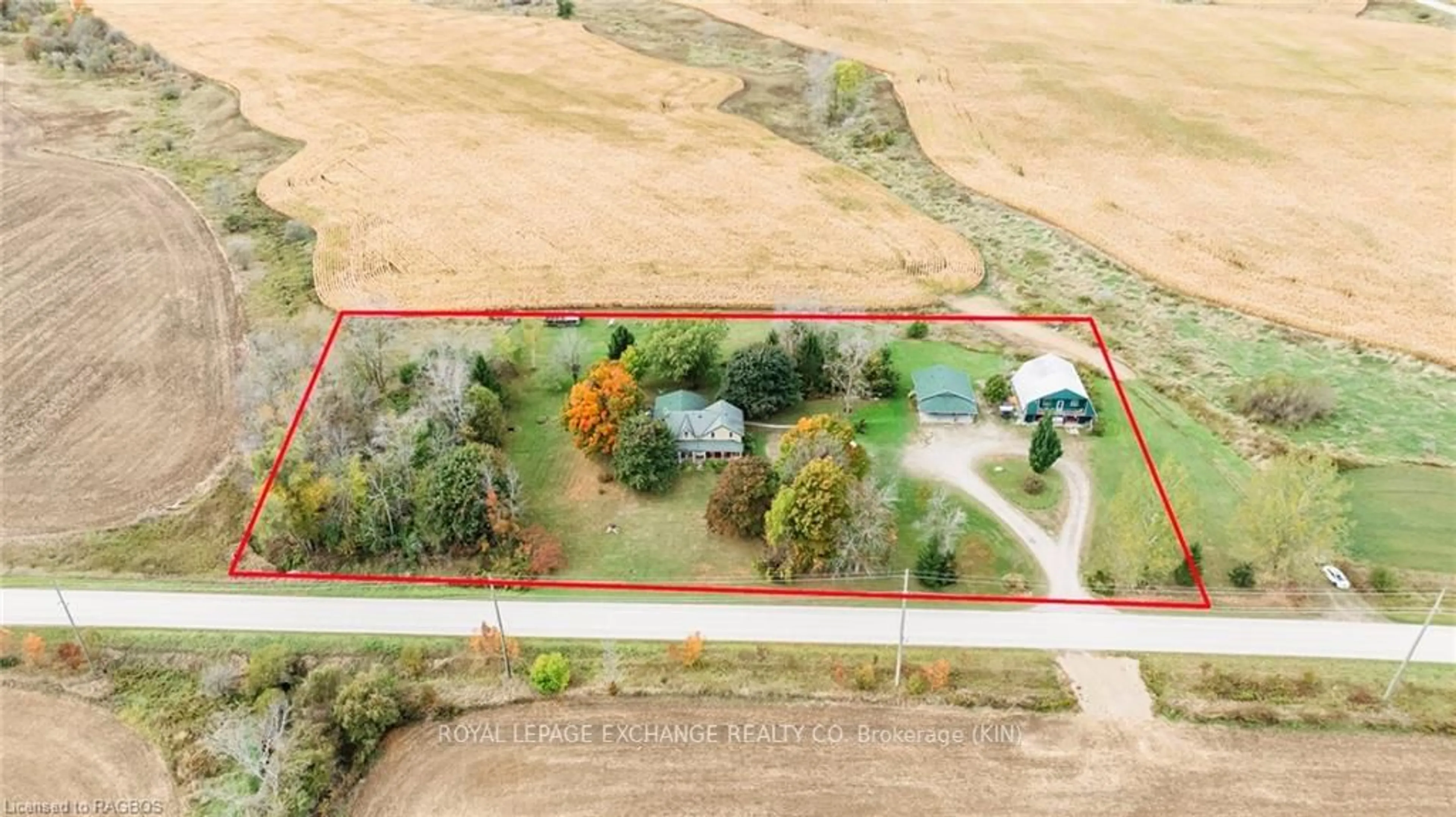 A pic from exterior of the house or condo, the fenced backyard for 1863 10 SIDEROAD, Kincardine Ontario N2Z 2X4
