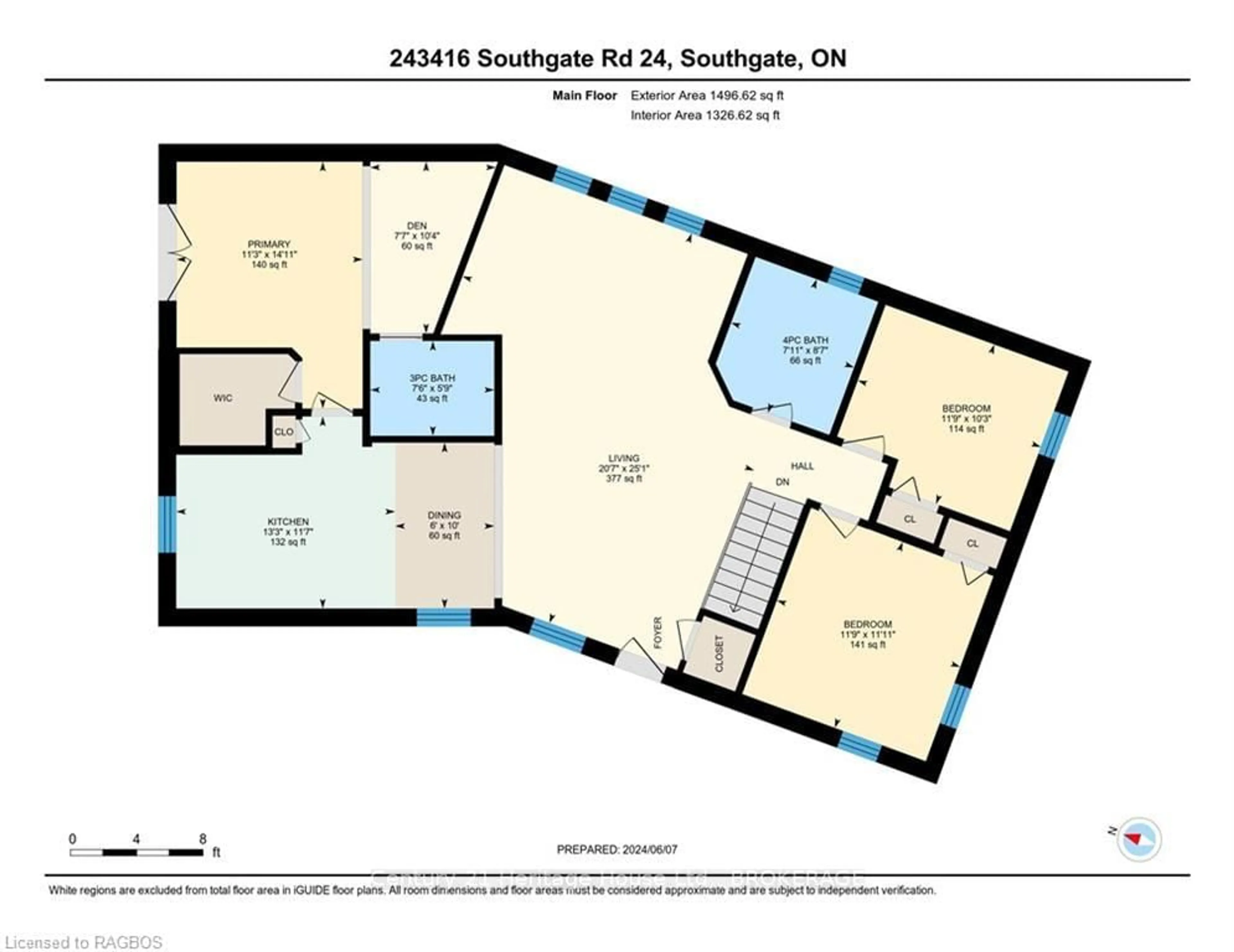 Floor plan for 243416 SOUTHGATE RD 24, Southgate Ontario N0G 1R0
