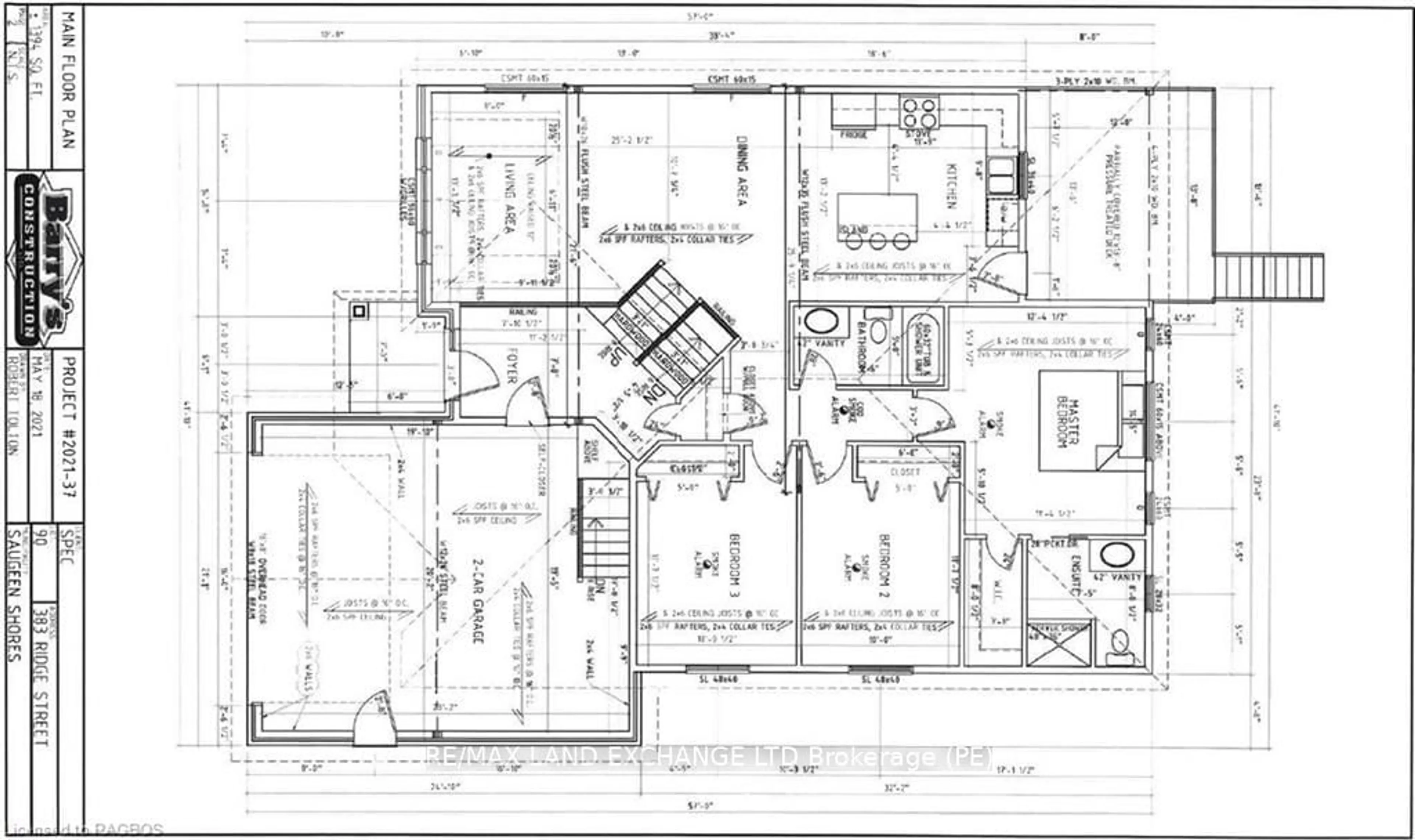 Floor plan for 383 RIDGE St, Saugeen Shores Ontario N0H 2C3