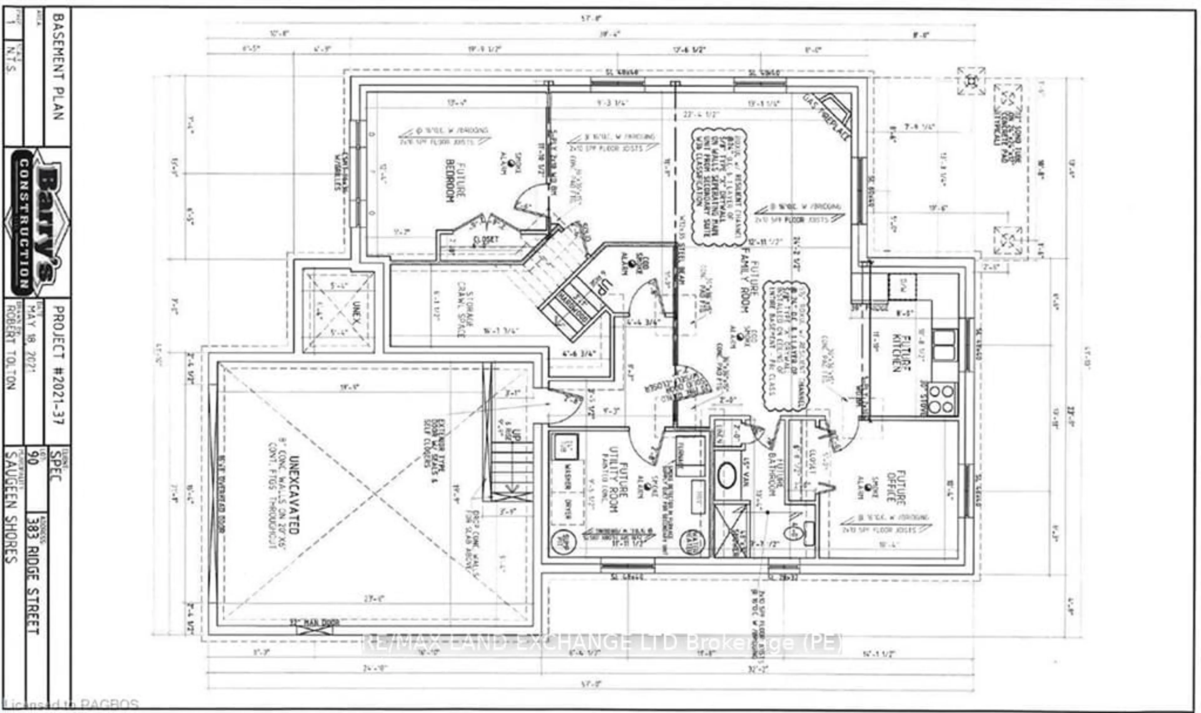 Floor plan for 383 RIDGE St, Saugeen Shores Ontario N0H 2C3