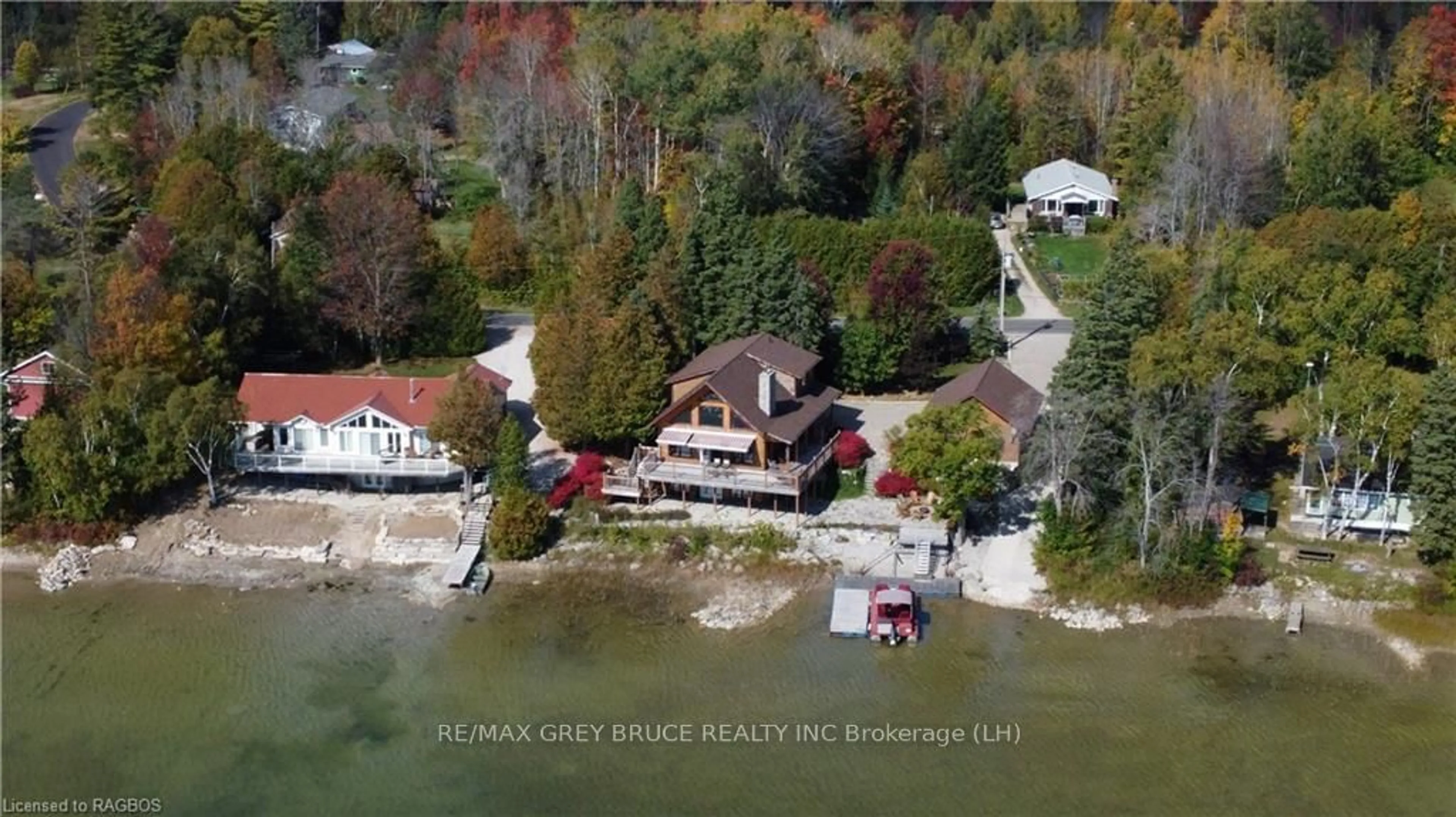 A pic from exterior of the house or condo, lake for 76 MILLER LAKE SHORE Rd, Northern Bruce Peninsula Ontario N0H 1Z0