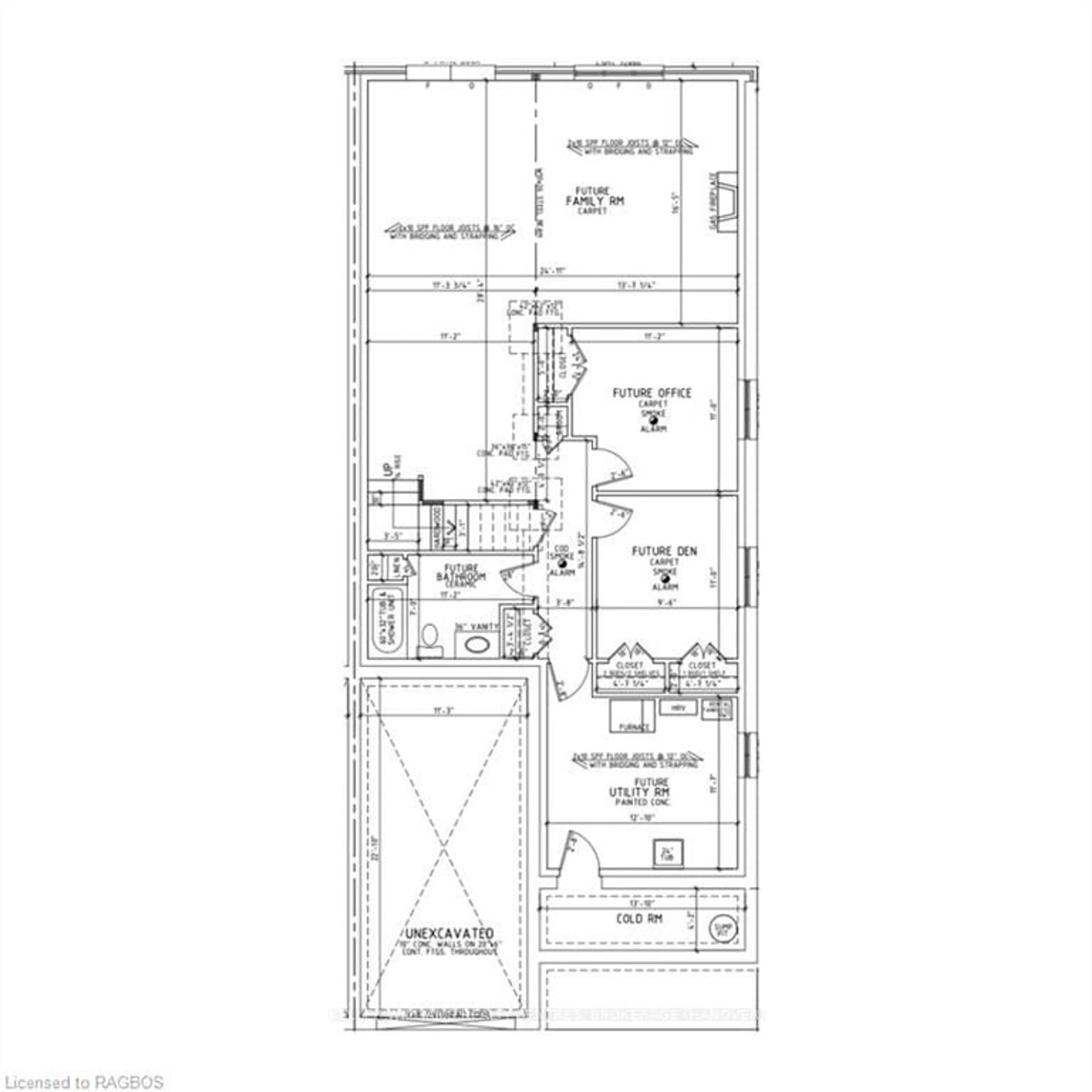 Floor plan for 616 25TH Ave, Hanover Ontario N4N 3B8