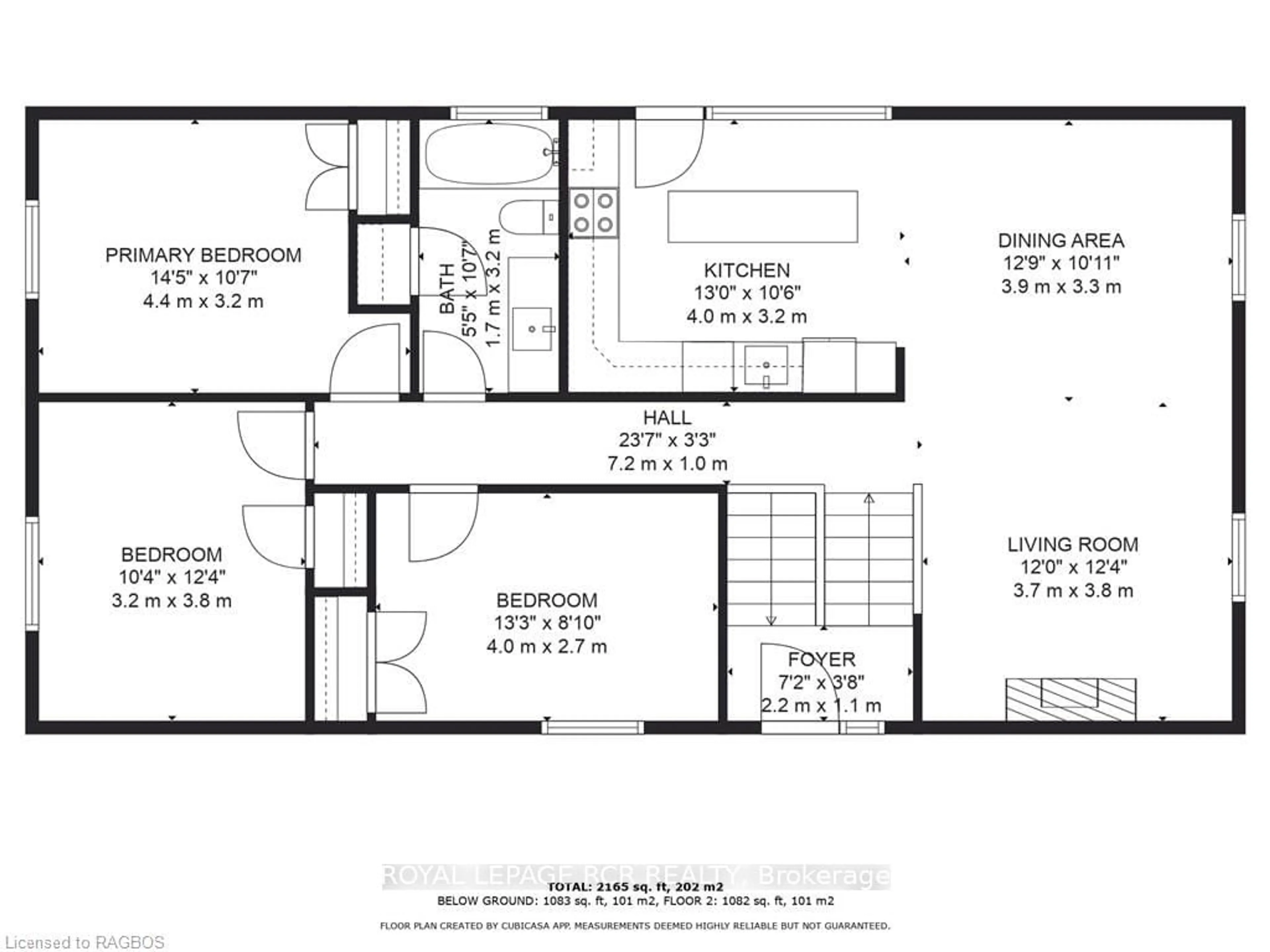 Floor plan for 227 12TH Ave, Hanover Ontario N4N 2T1