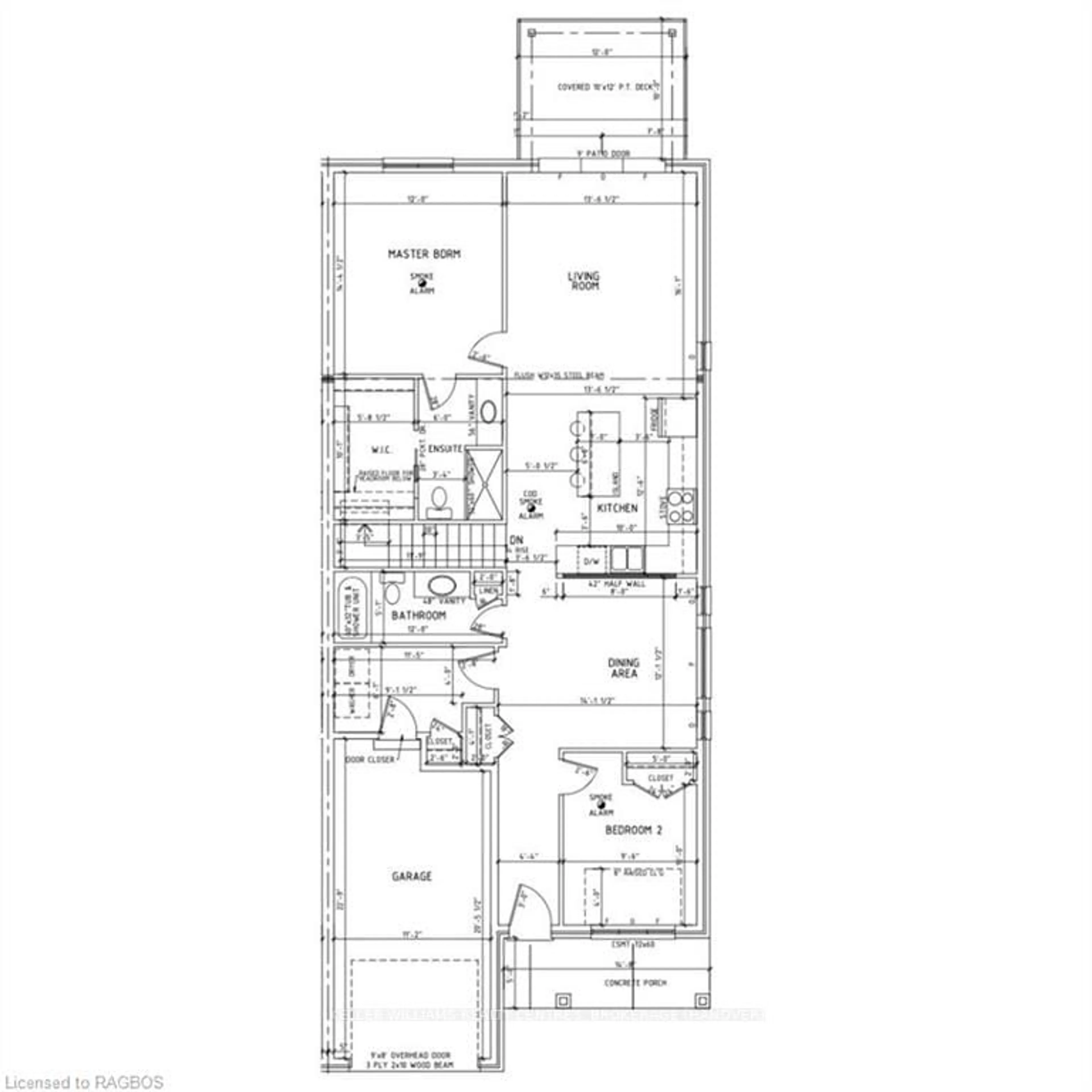 Floor plan for 612 25TH Ave, Hanover Ontario N4N 3B8