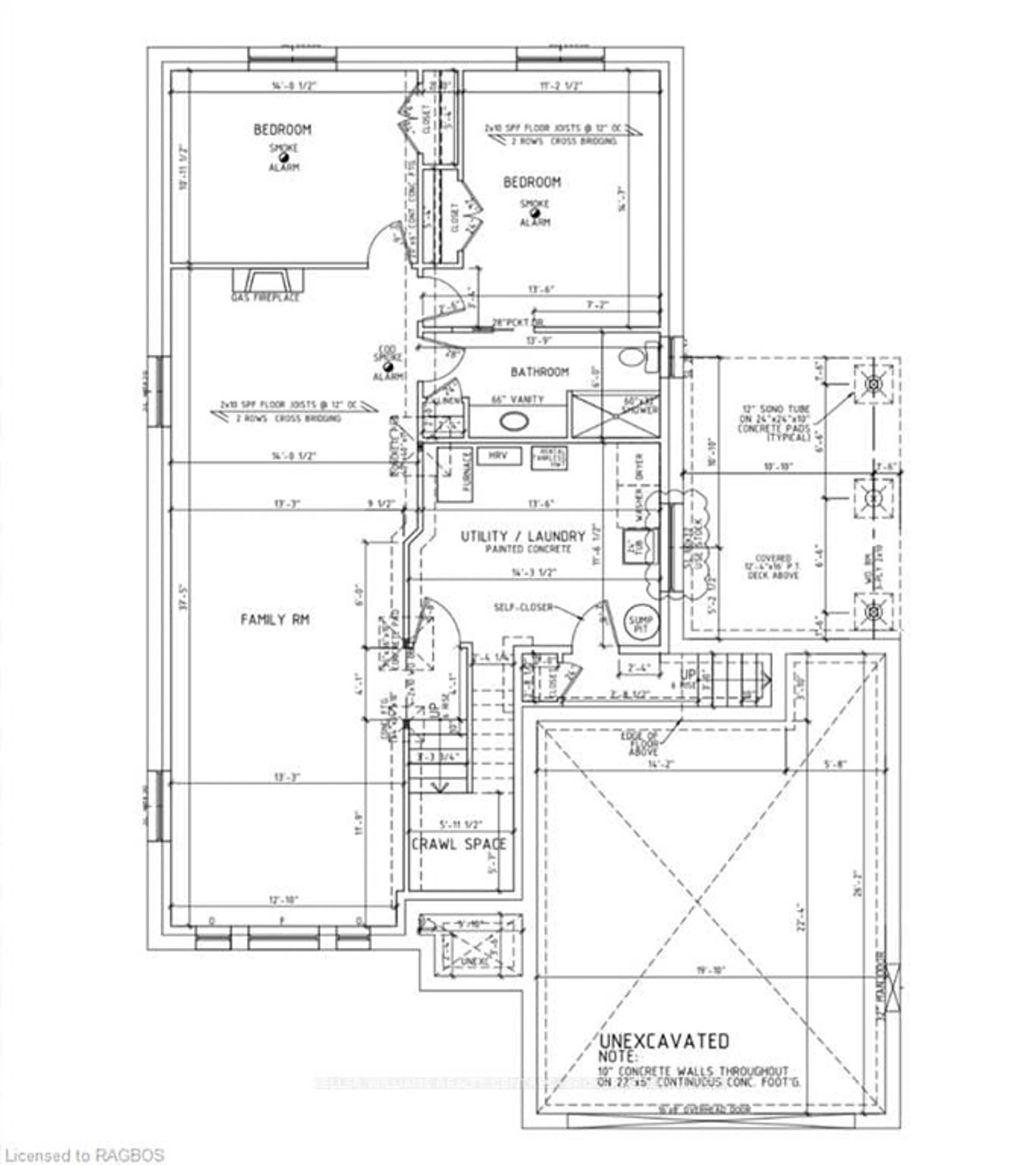 Floor plan for 632 26TH Ave, Hanover Ontario N4N 3B8