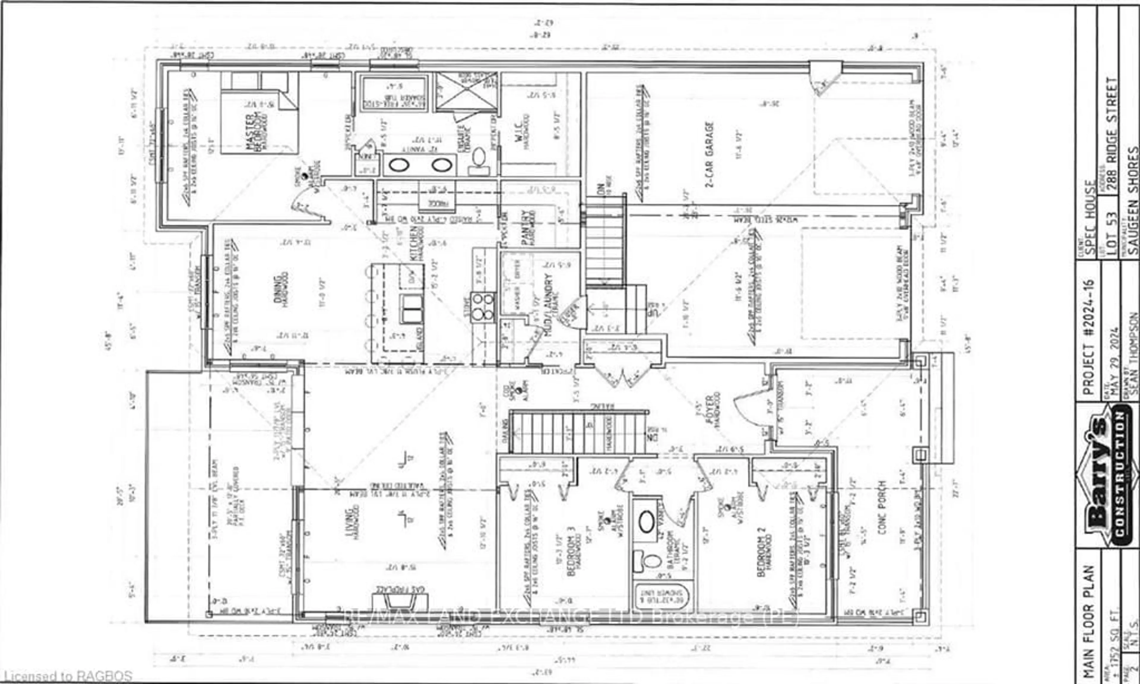 Floor plan for 288 RIDGE St, Saugeen Shores Ontario N0H 2C3