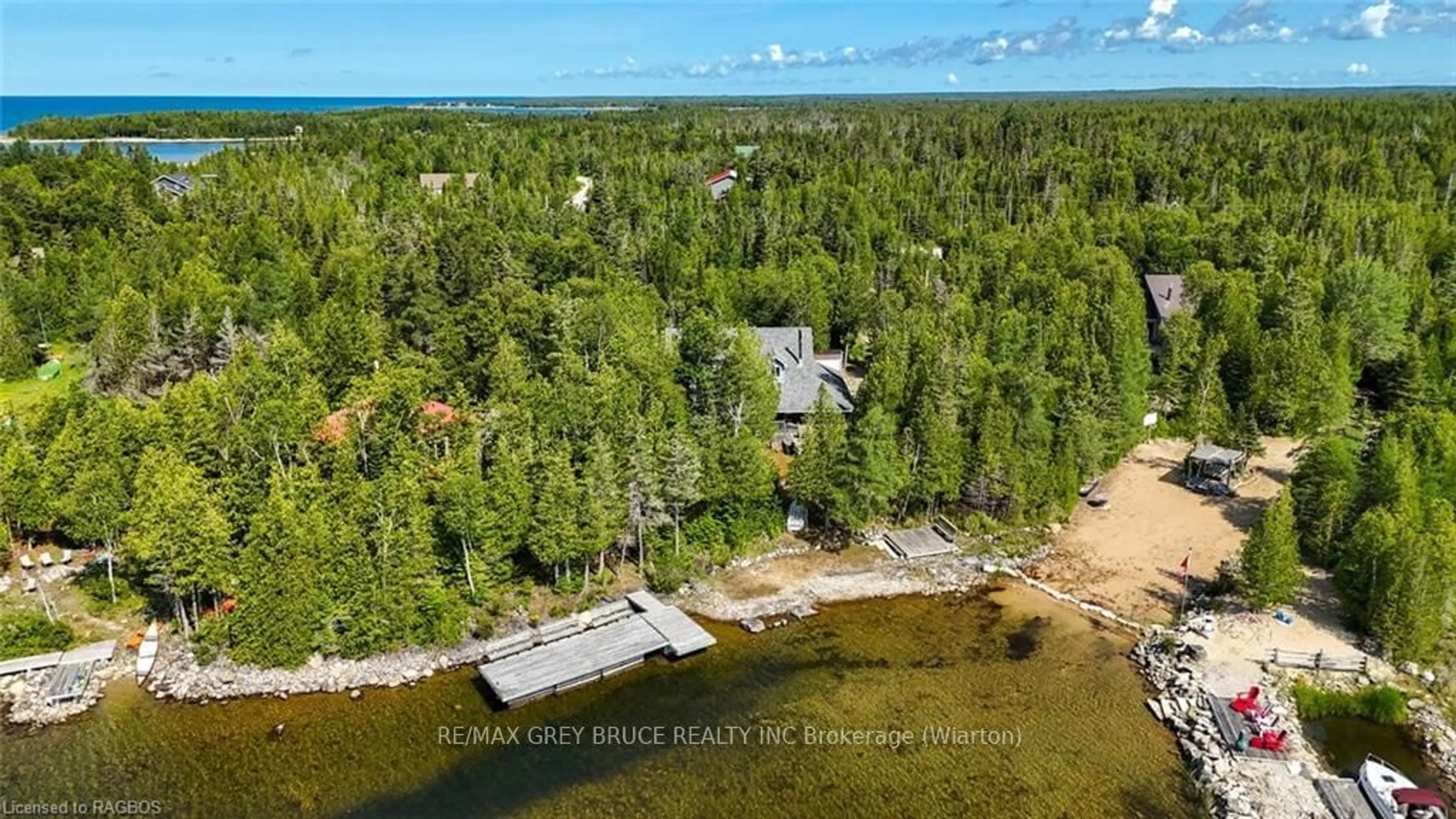 A pic from exterior of the house or condo, cottage for 11 SILVERSIDES PT Rd, Northern Bruce Peninsula Ontario N0H 1Z0
