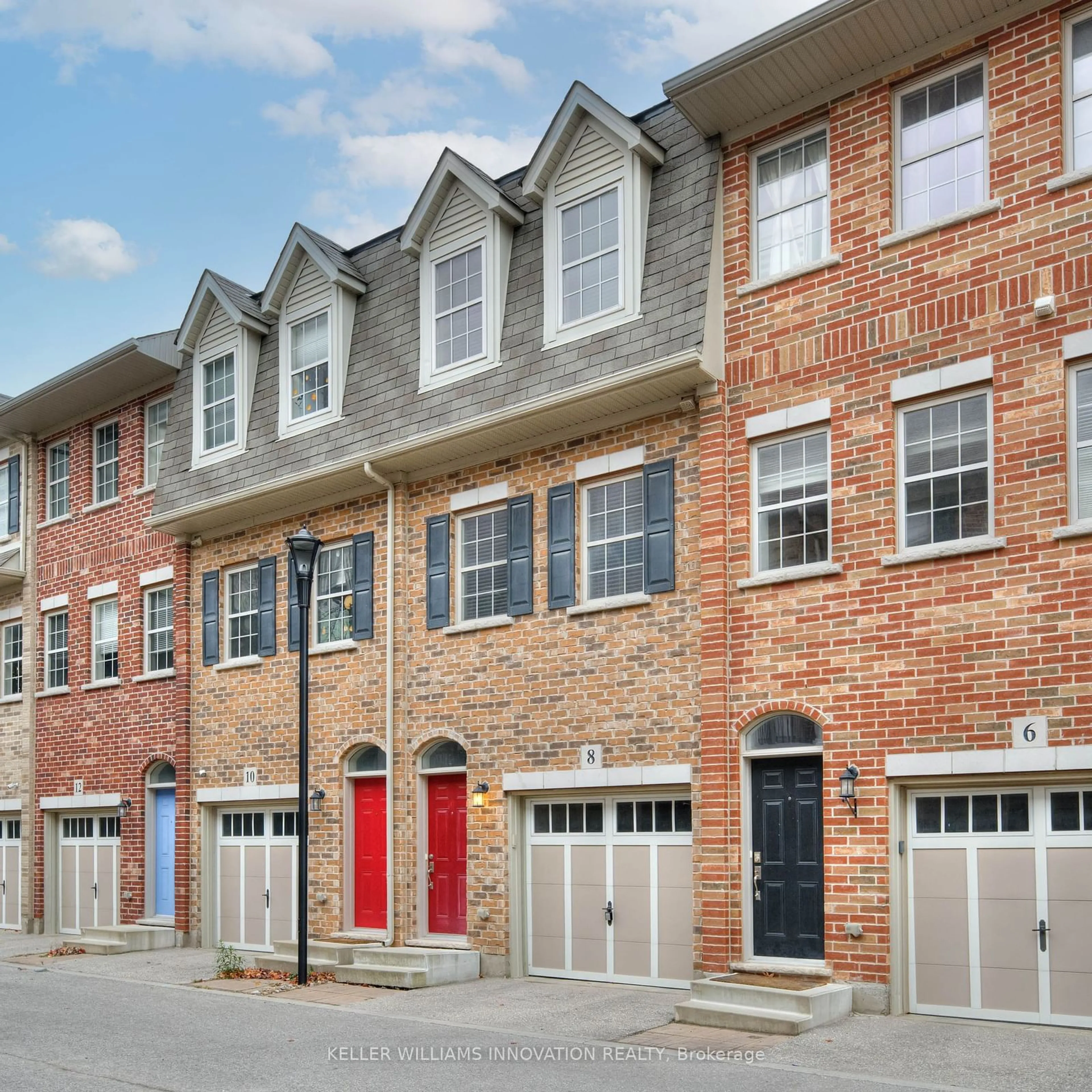 A pic from exterior of the house or condo, the front or back of building for 8 Cheltenham Mews, Kitchener Ontario N2H 0B2