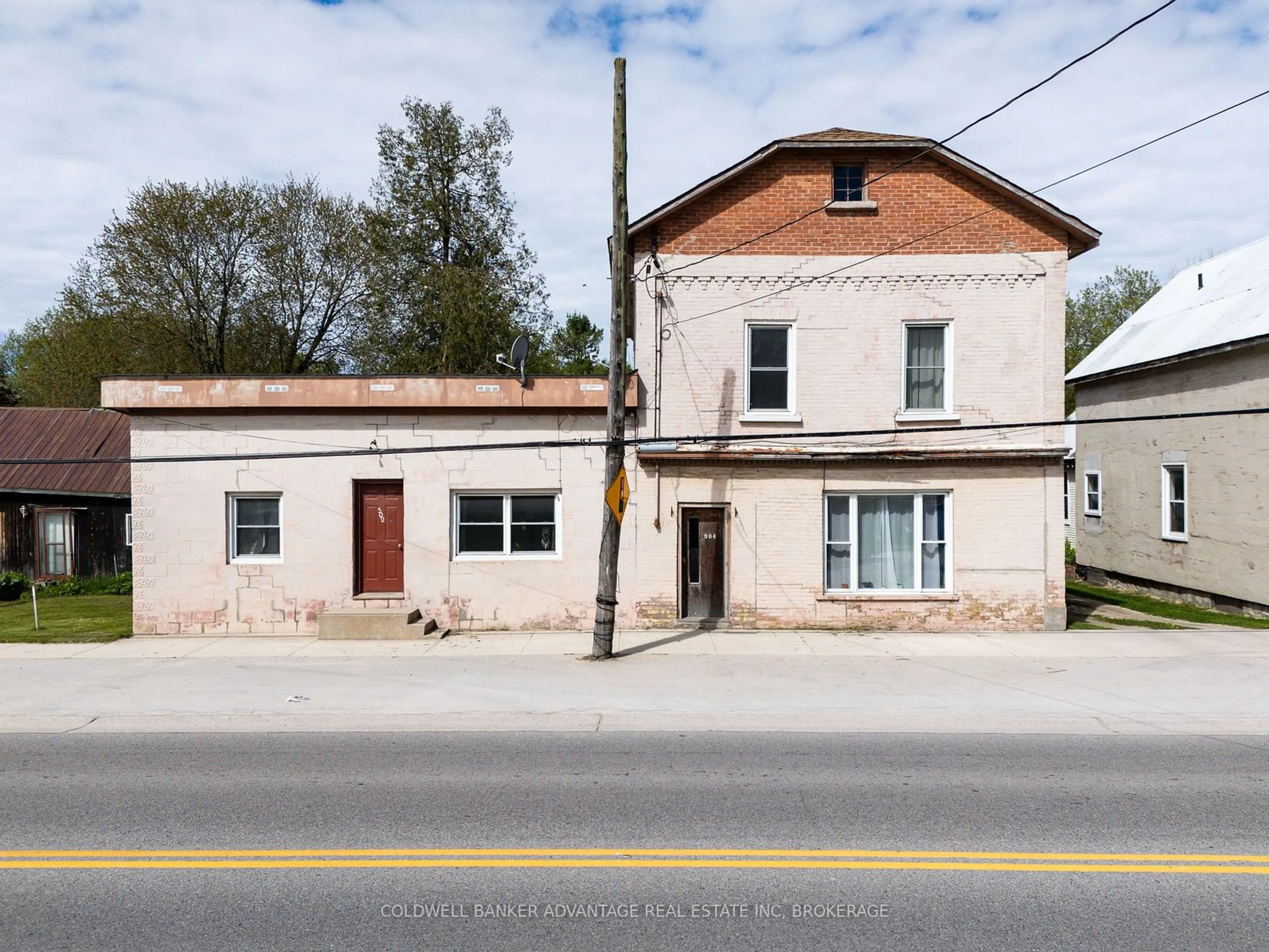 Frontside or backside of a home, the street view for 502 Bruce St, South Bruce Peninsula Ontario N0H 1P0