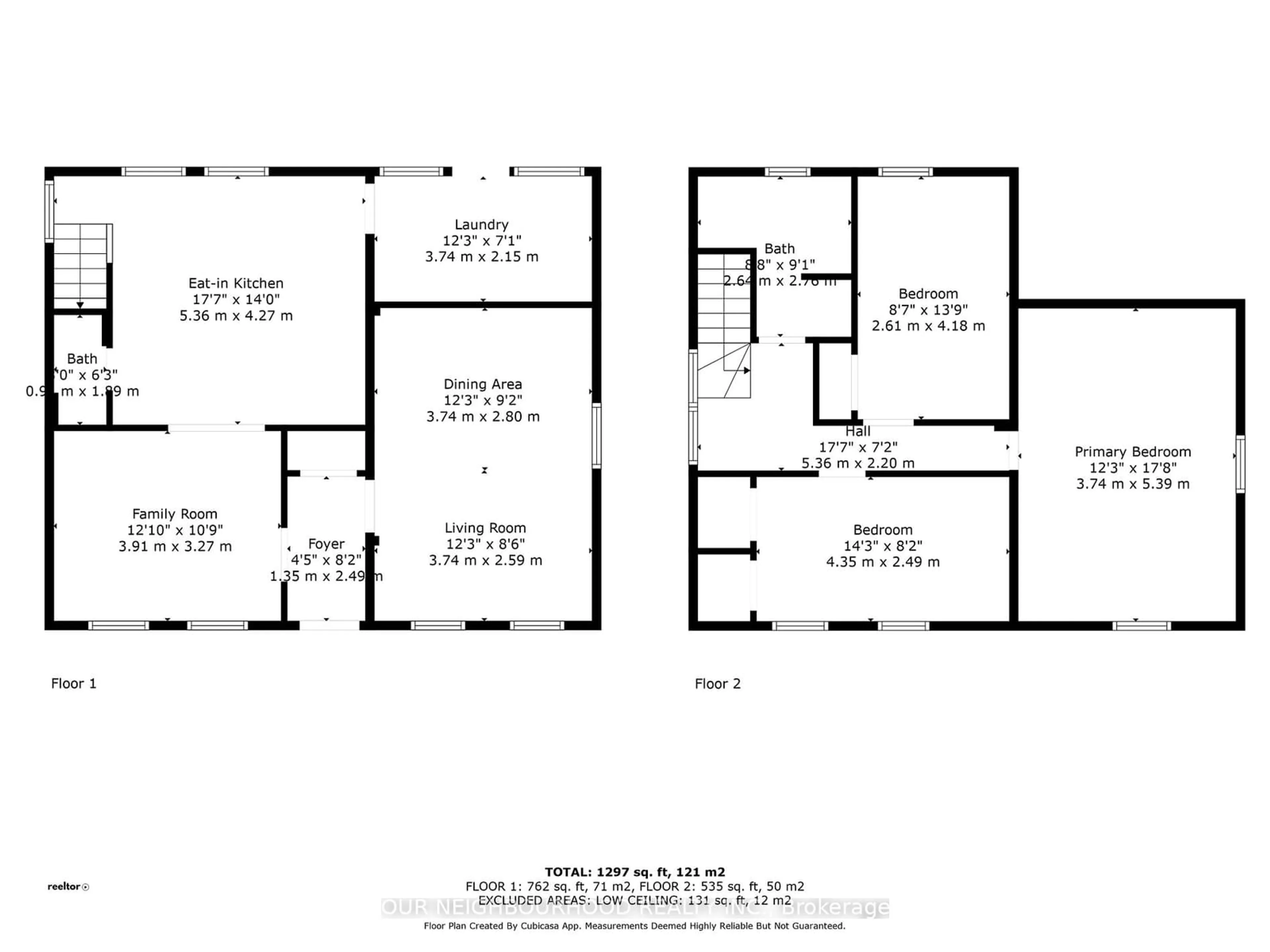 Floor plan for 251 Henry St, Cobourg Ontario K9A 3Y5