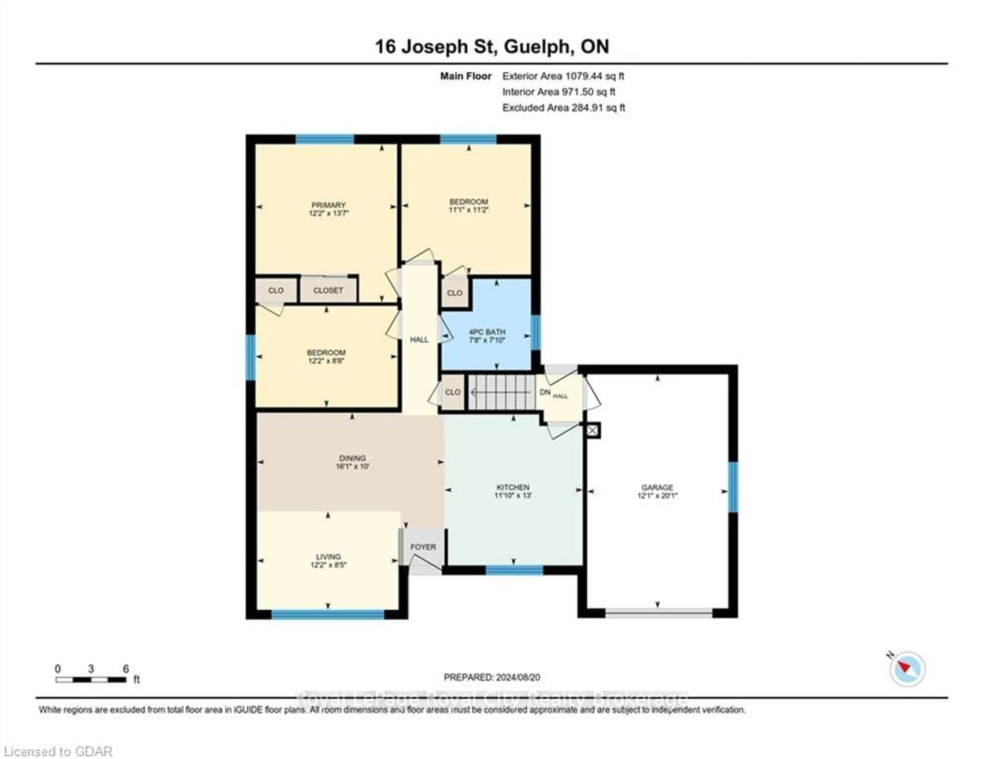 Floor plan for 16 JOSEPH St, Guelph Ontario N1E 2W3