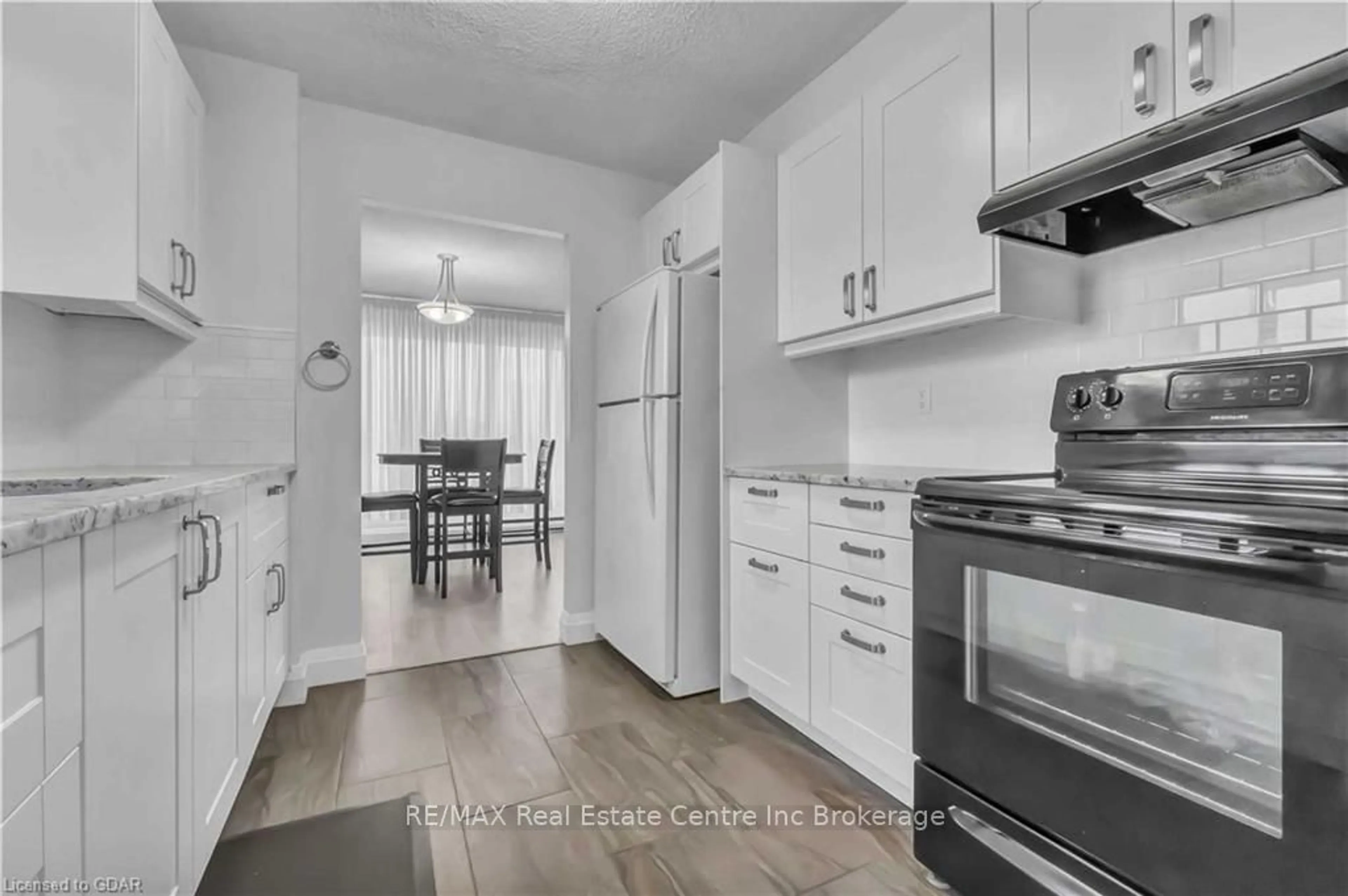 Open concept kitchen for 358 WATERLOO Ave #205, Guelph Ontario N1H 7Y3