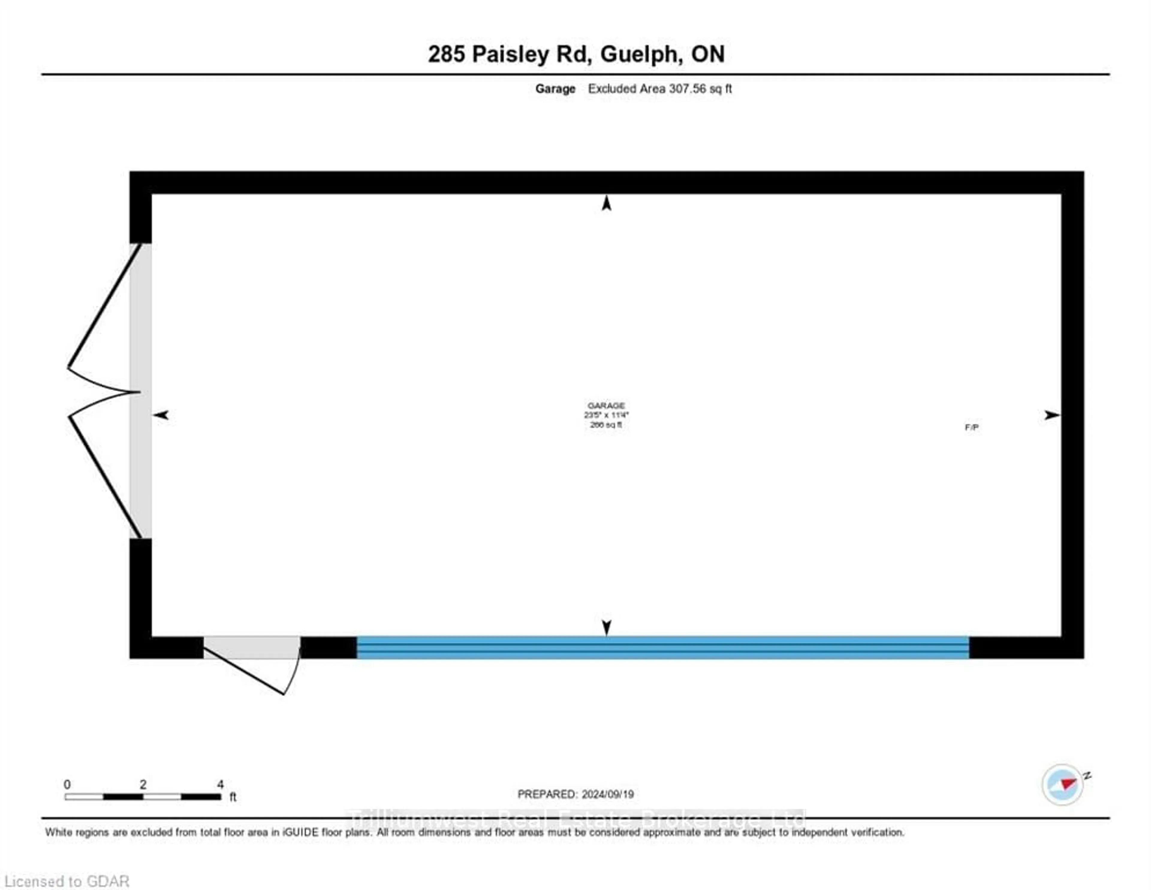 Floor plan for 285 PAISLEY Rd, Guelph Ontario N1H 2P8