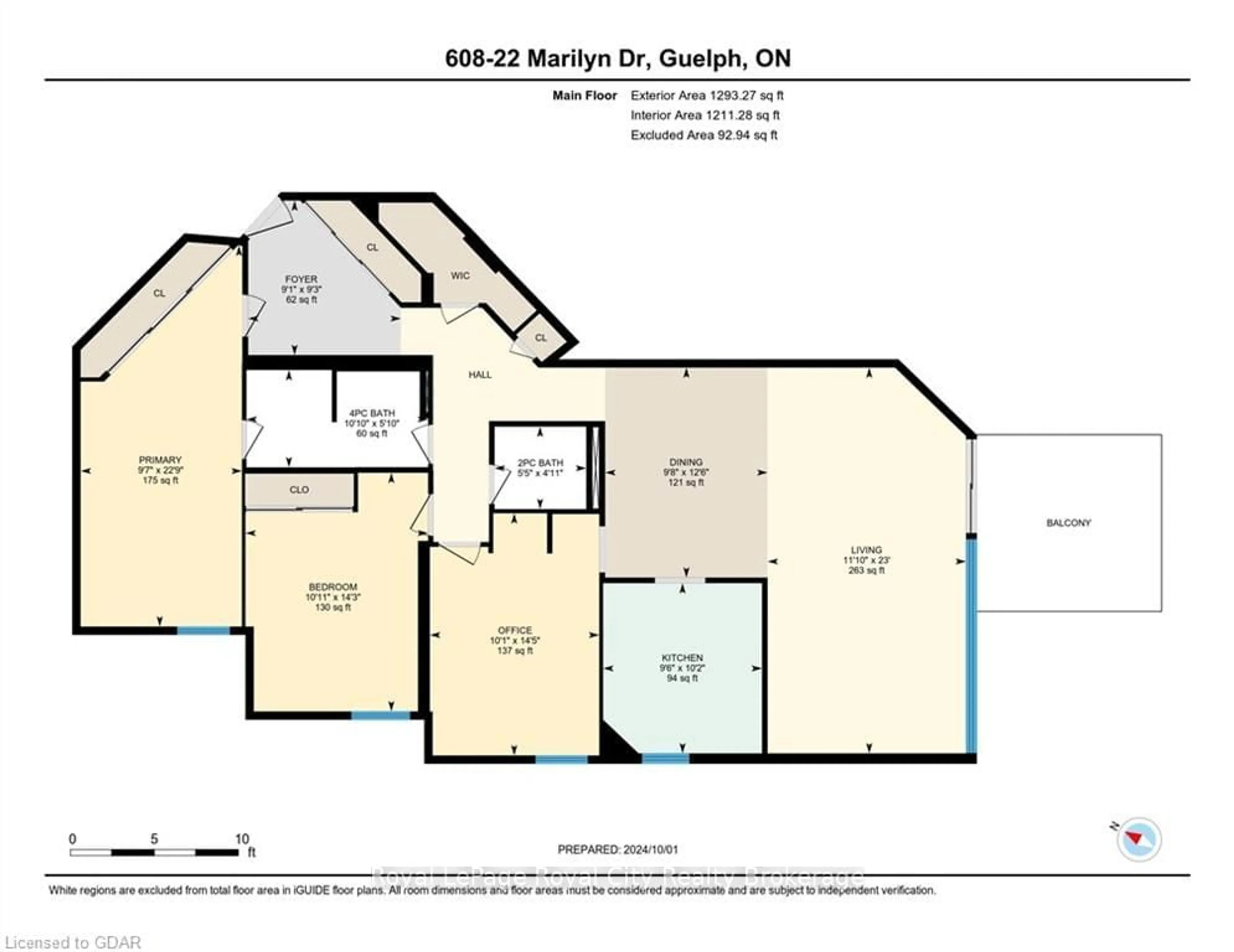 Floor plan for 22 MARILYN Dr #608, Guelph Ontario N1H 7T1