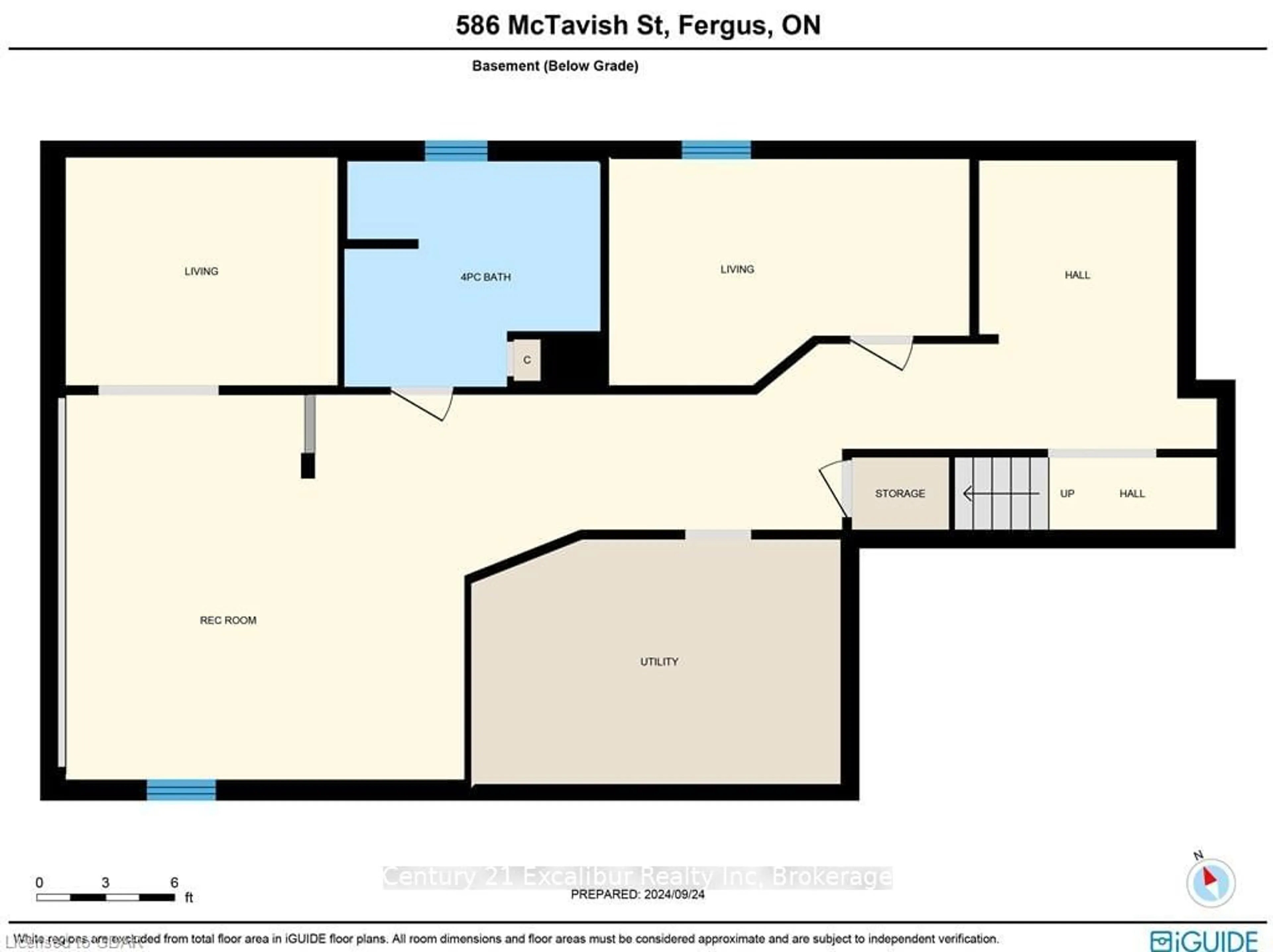 Floor plan for 586 MCTAVISH St, Centre Wellington Ontario N1M 3V5