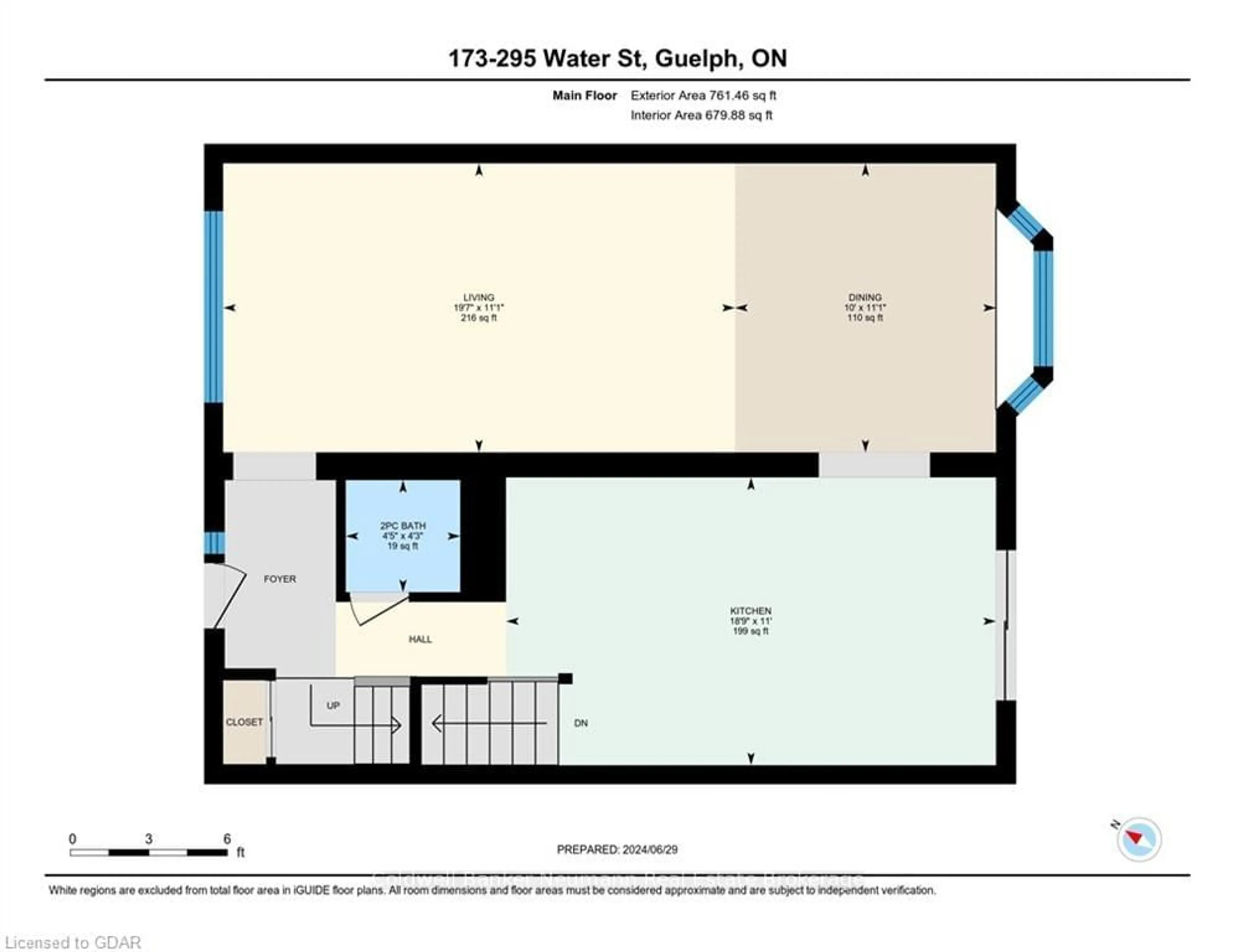 Floor plan for 295 WATER St #173, Guelph Ontario N1G 2X5