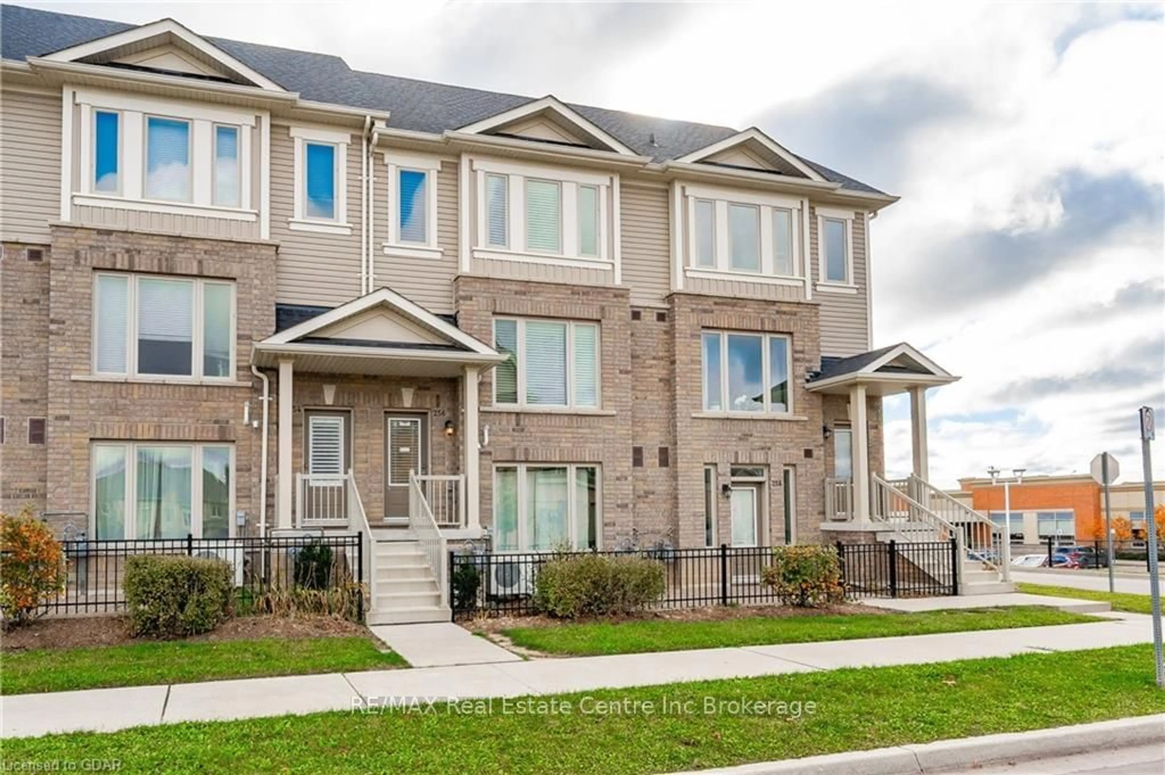 A pic from exterior of the house or condo, the street view for 256 LAW Dr, Guelph Ontario N1E 0P6