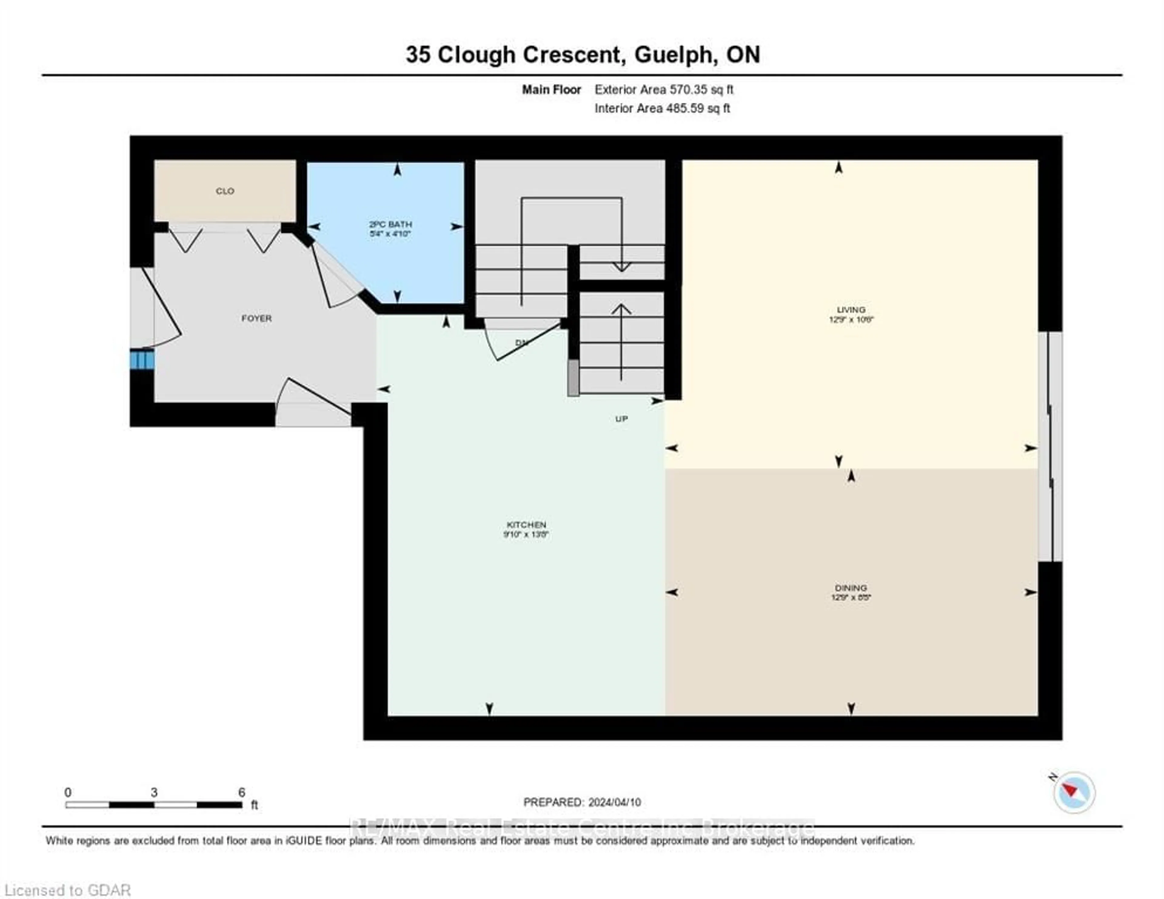 Floor plan for 35 CLOUGH CRES Cres, Guelph Ontario N1L 0G1