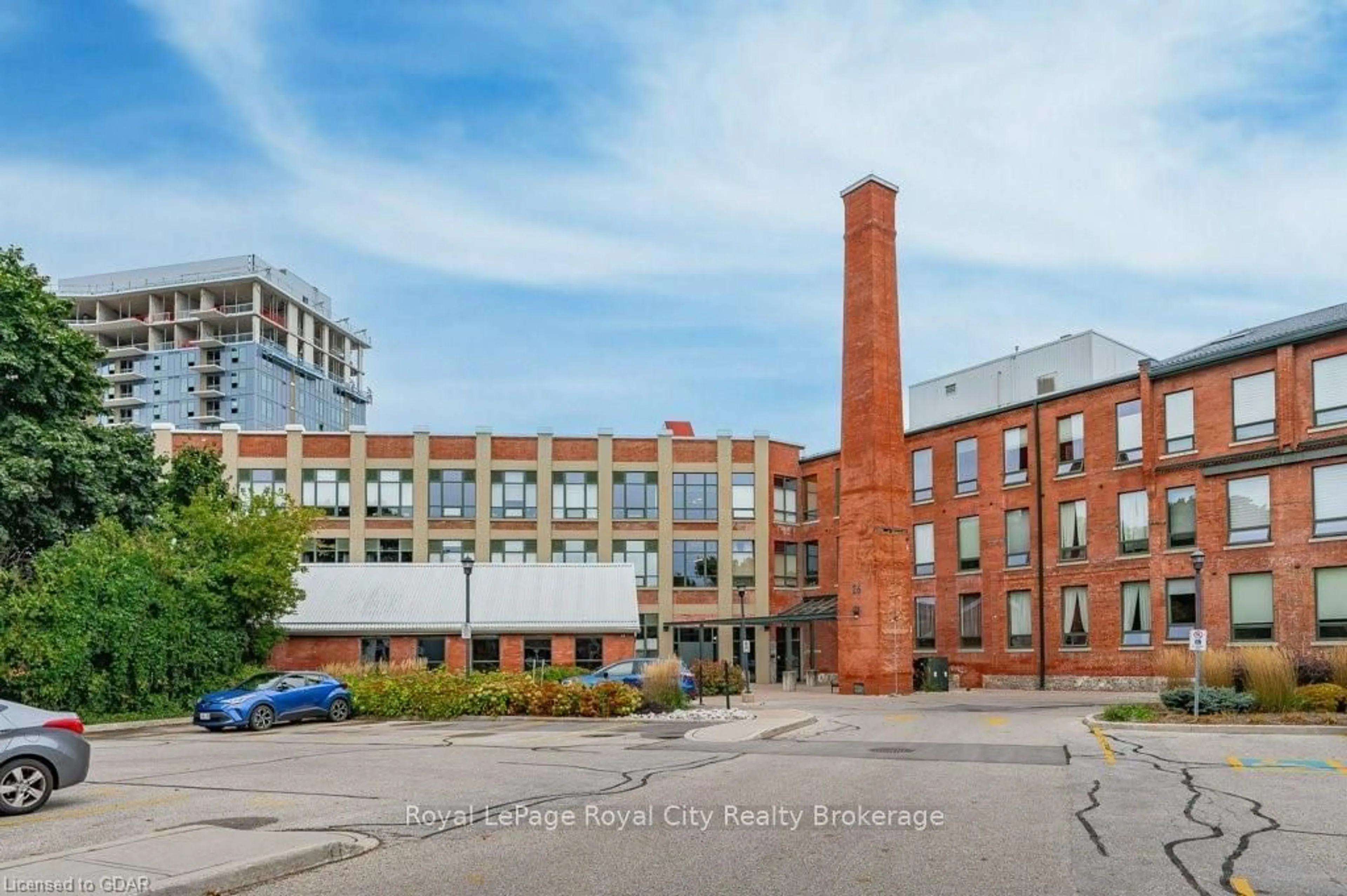 A pic from exterior of the house or condo, the front or back of building for 26 ONTARIO St #316, Guelph Ontario N1E 7K1