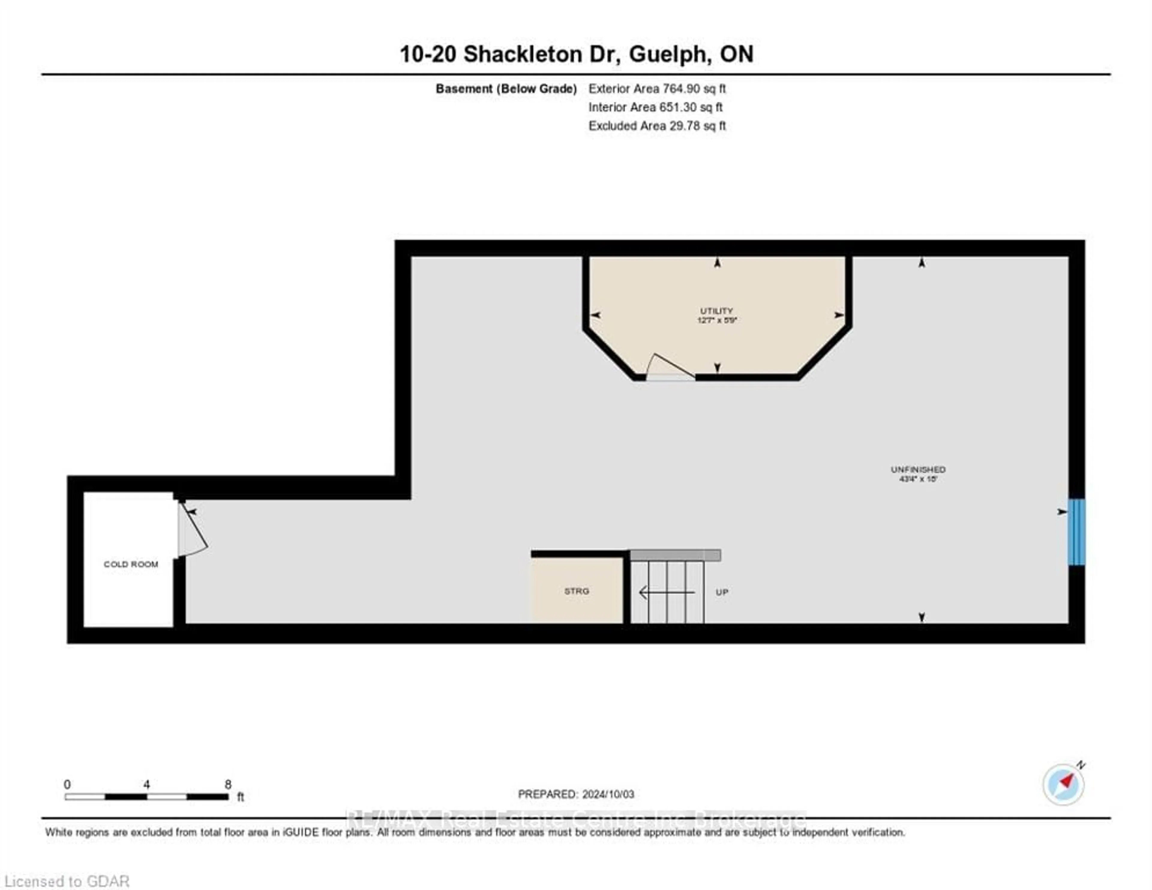 Floor plan for 20 SHACKLETON Dr #10, Guelph Ontario N1E 0C5