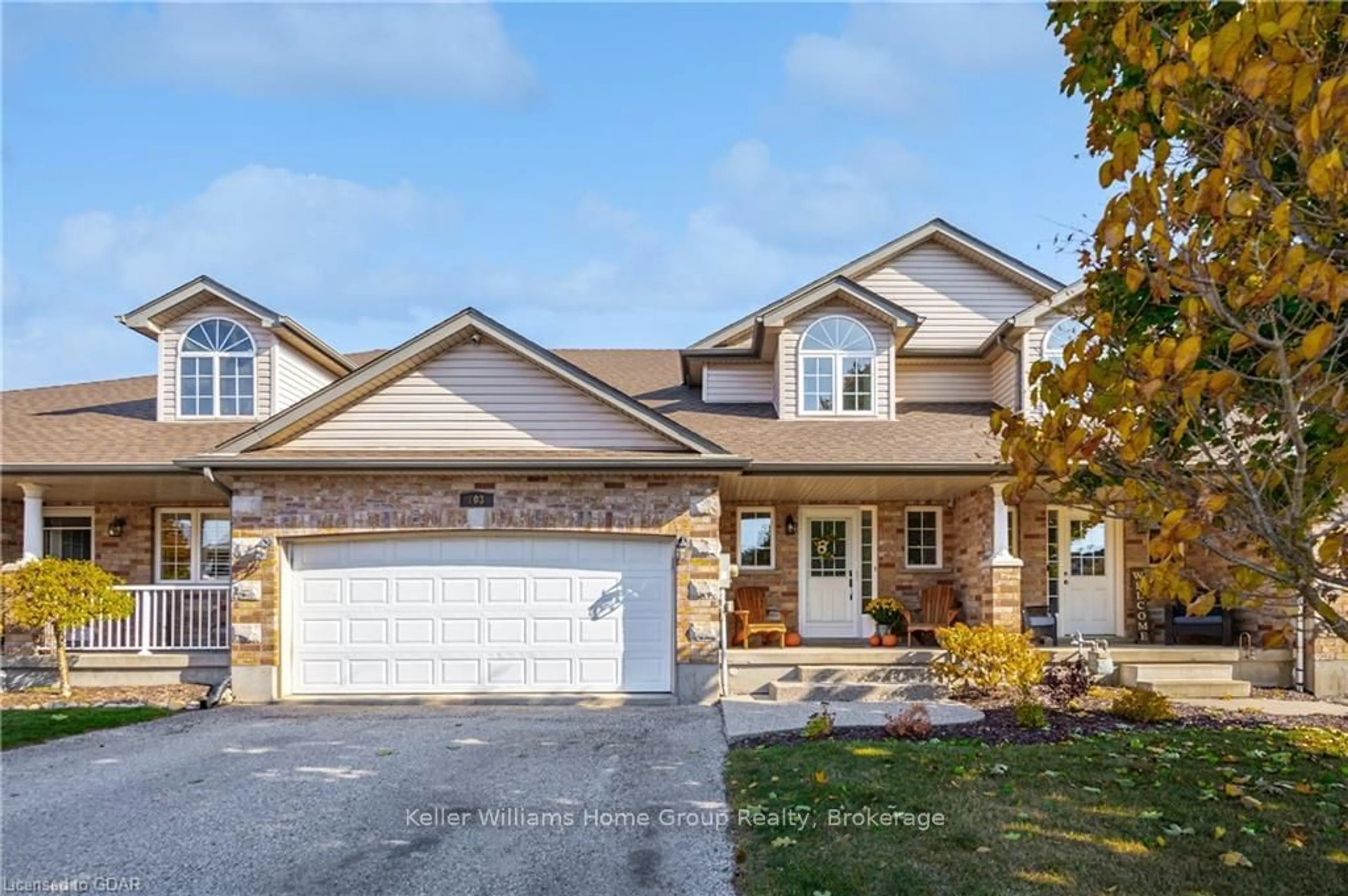 Frontside or backside of a home, cottage for 103 HALLS Dr, Centre Wellington Ontario N0B 1S0