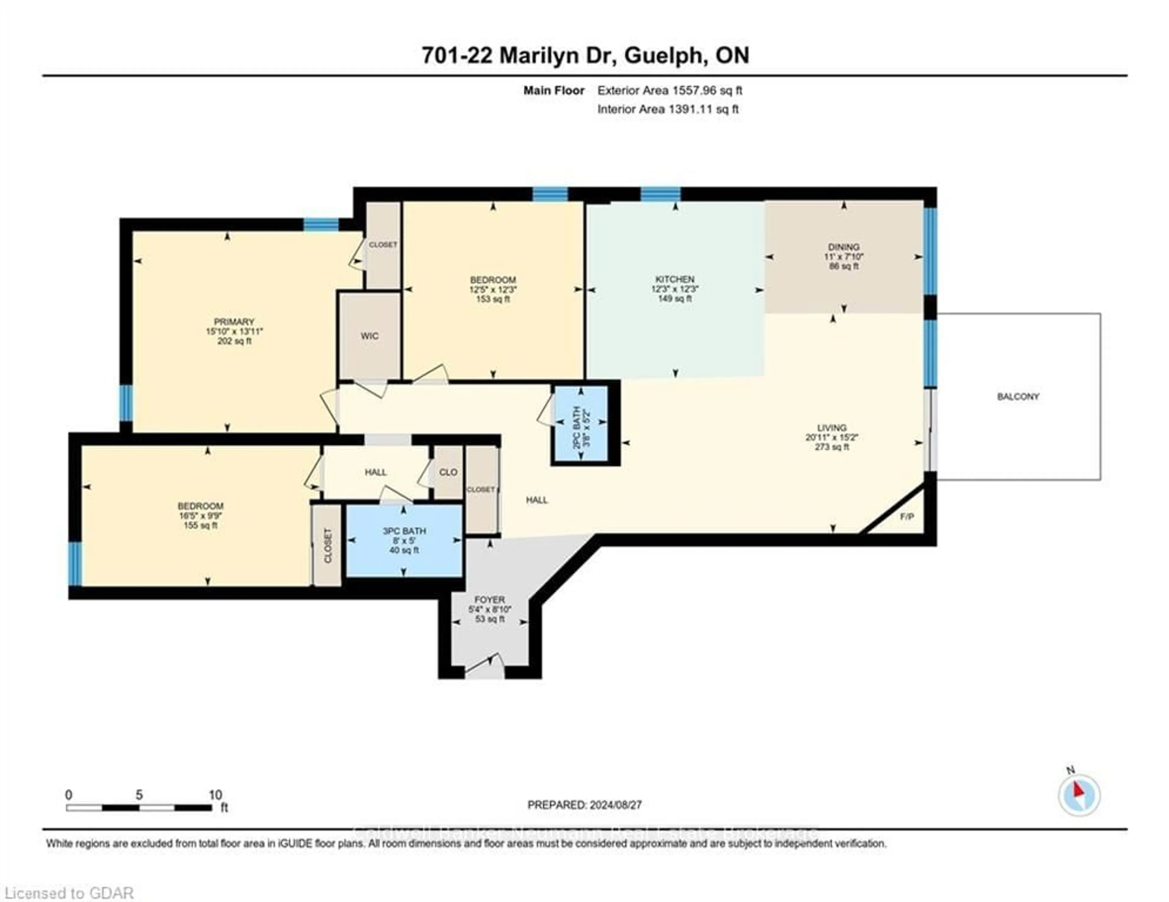 Floor plan for 22 MARILYN Dr #701, Guelph Ontario N1H 7T1