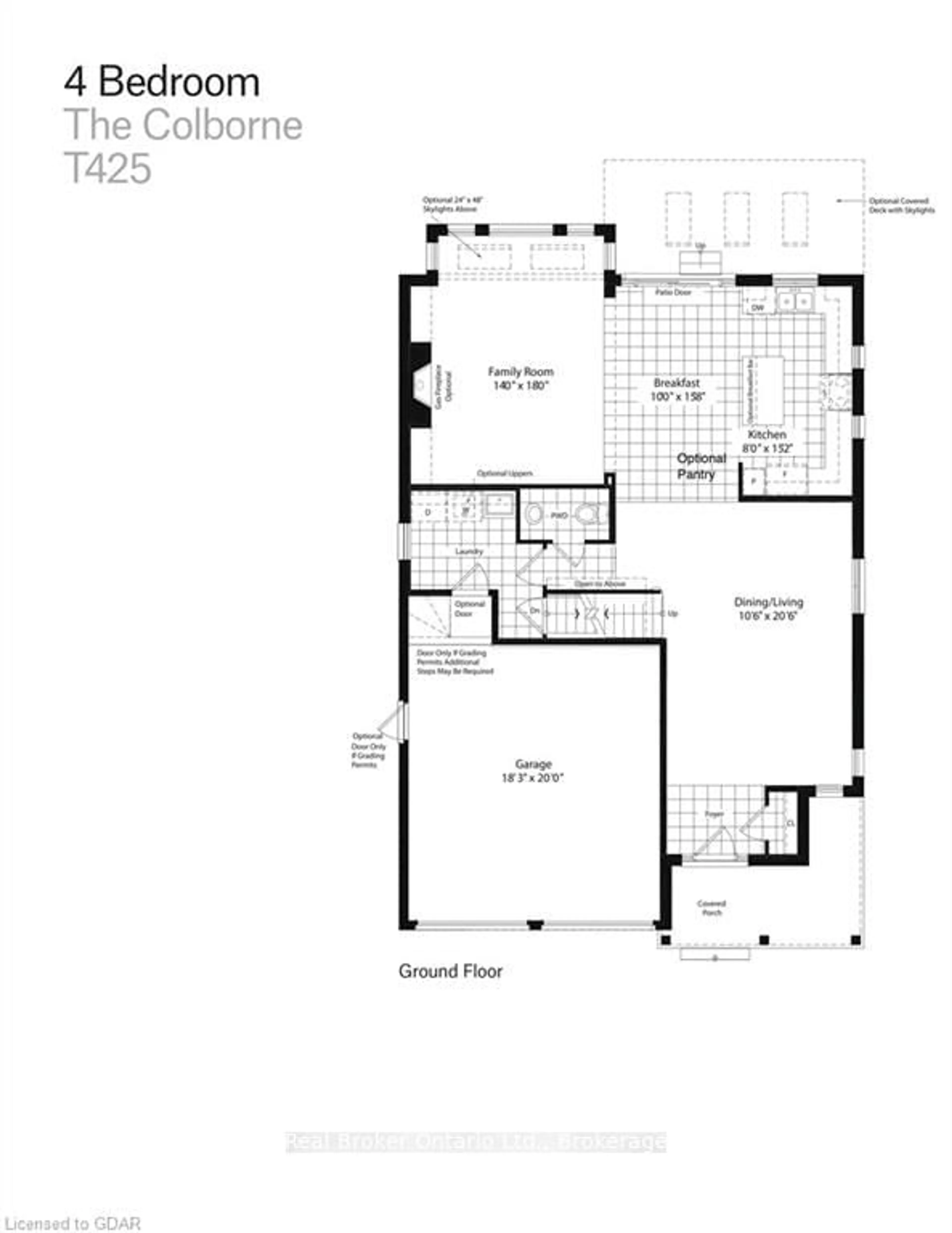 Floor plan for 17 VENTURE Way, Thorold Ontario L2V 0G9