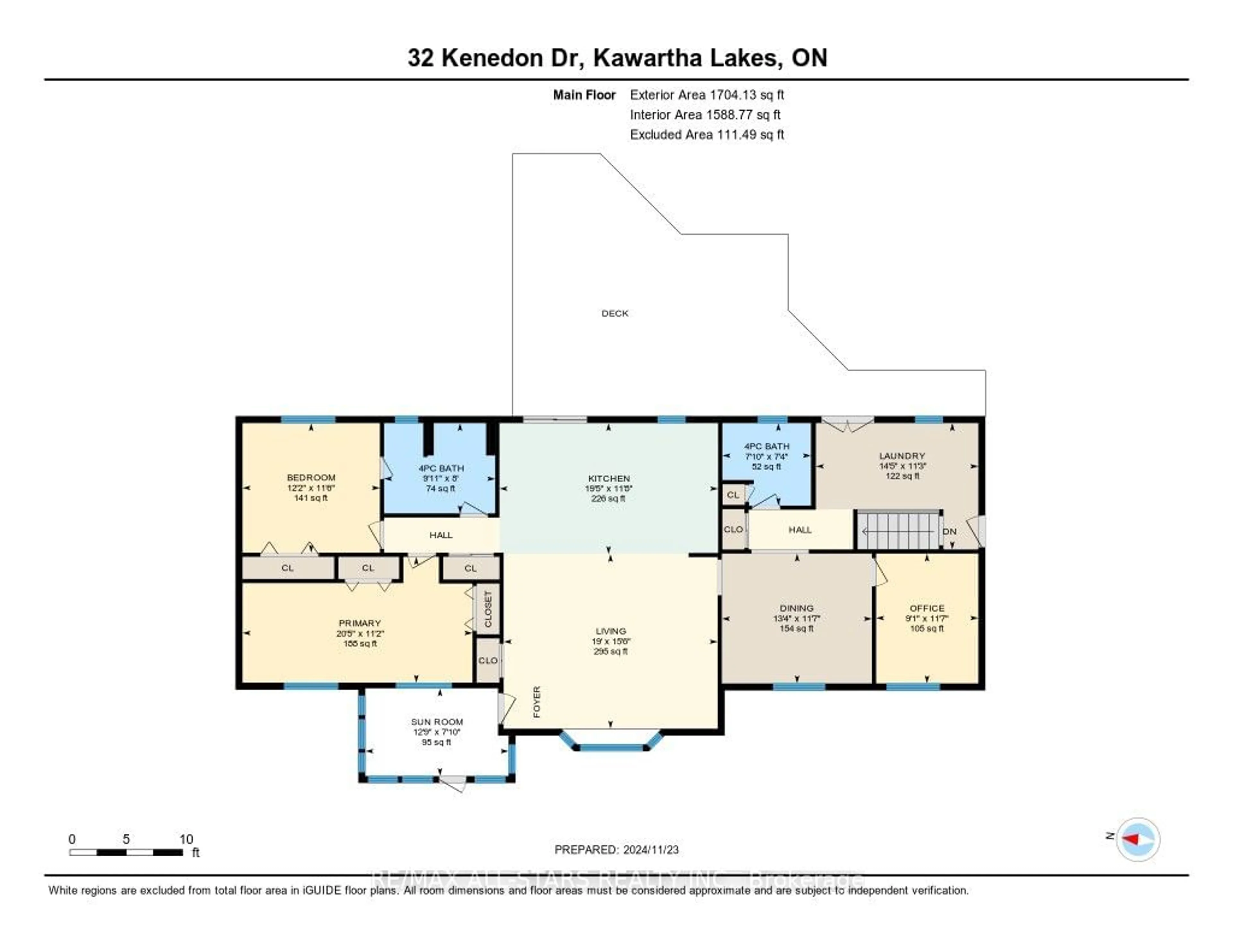 Floor plan for 32 Kenedon Dr, Kawartha Lakes Ontario K0L 2W0