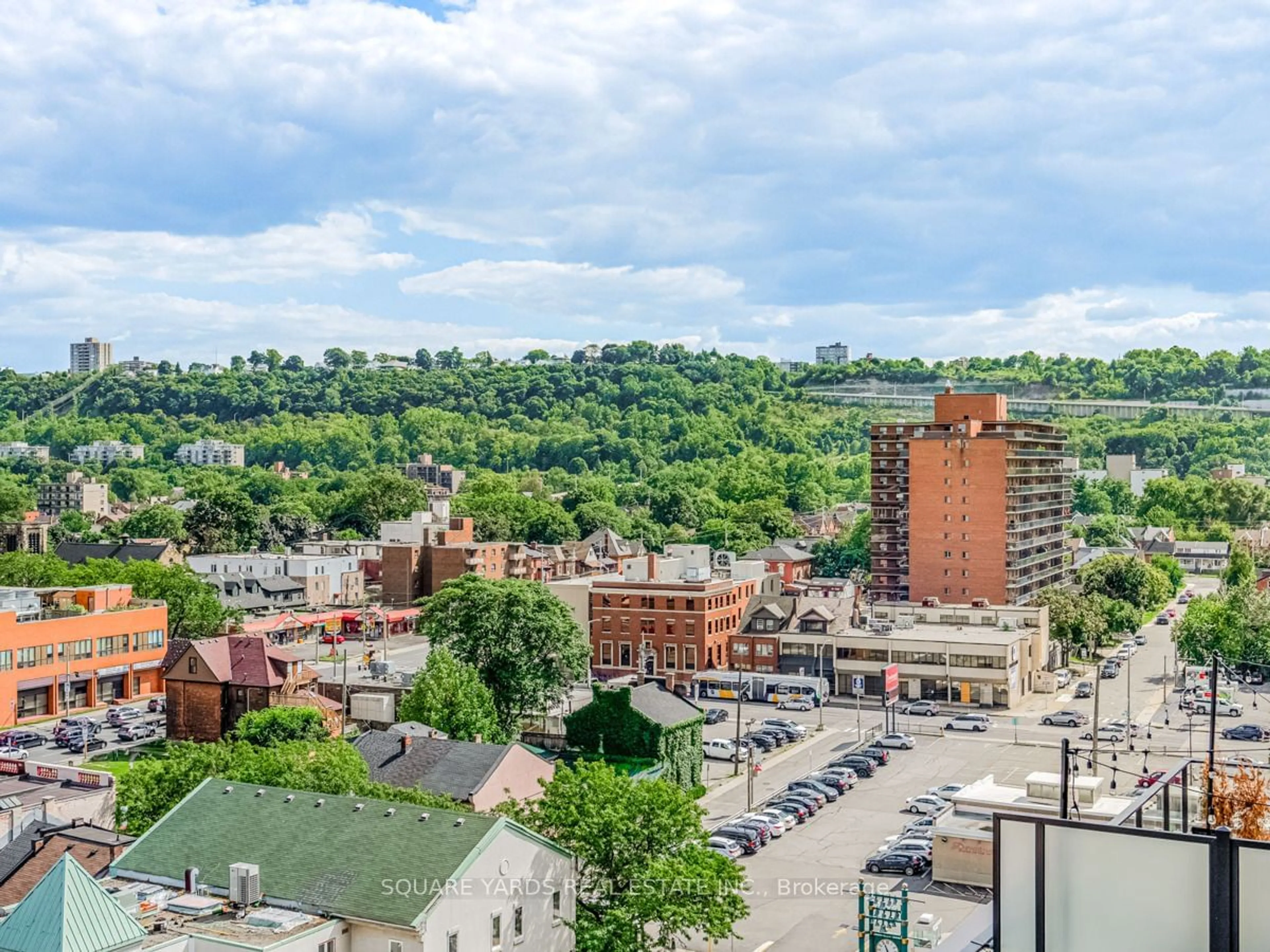 A pic from exterior of the house or condo, the view of city buildings for 1 Jarvis St #1120, Hamilton Ontario L8R 3J2