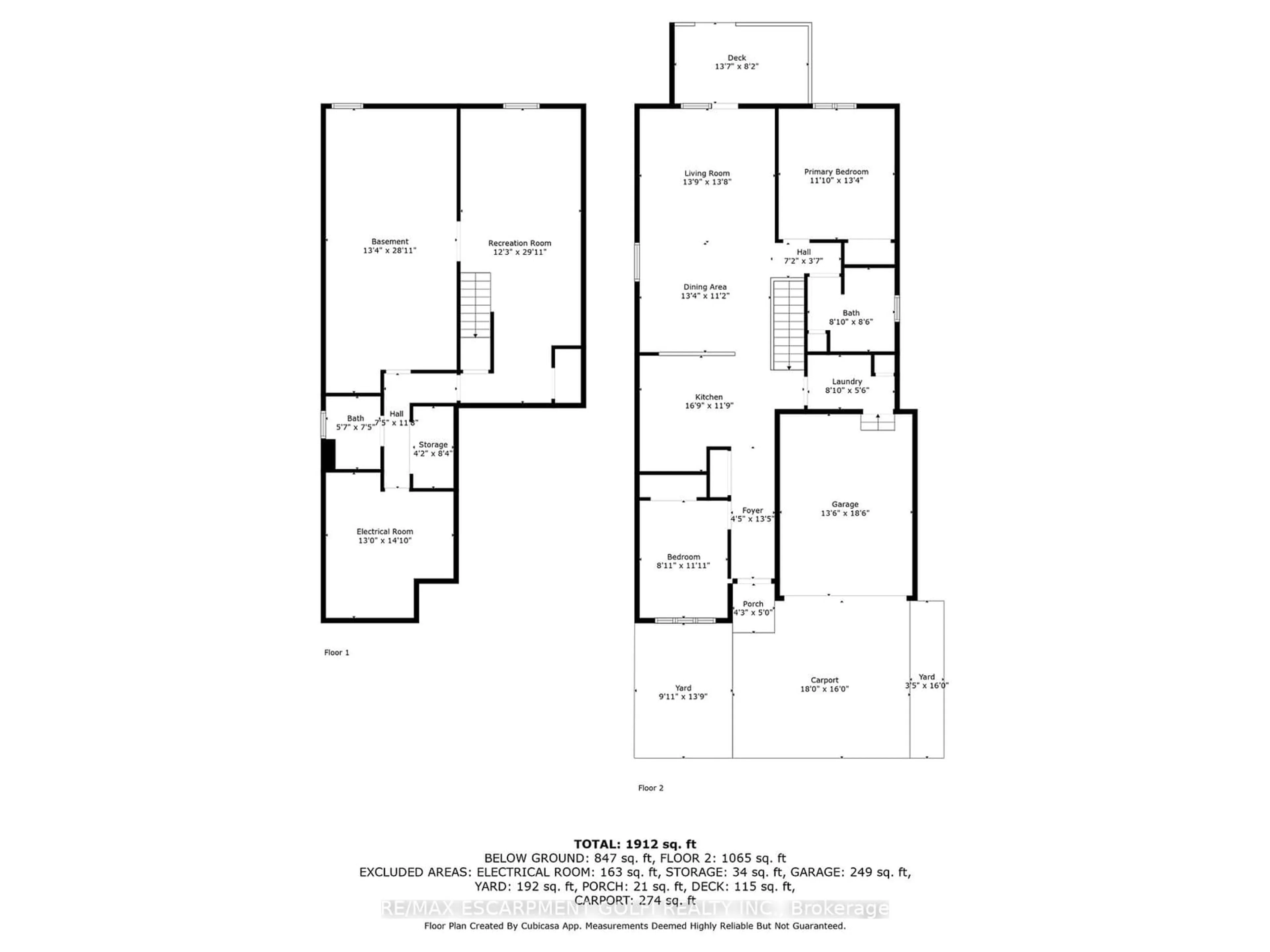 Floor plan for 54 Glenwood Dr #3, Brantford Ontario N3S 3G6