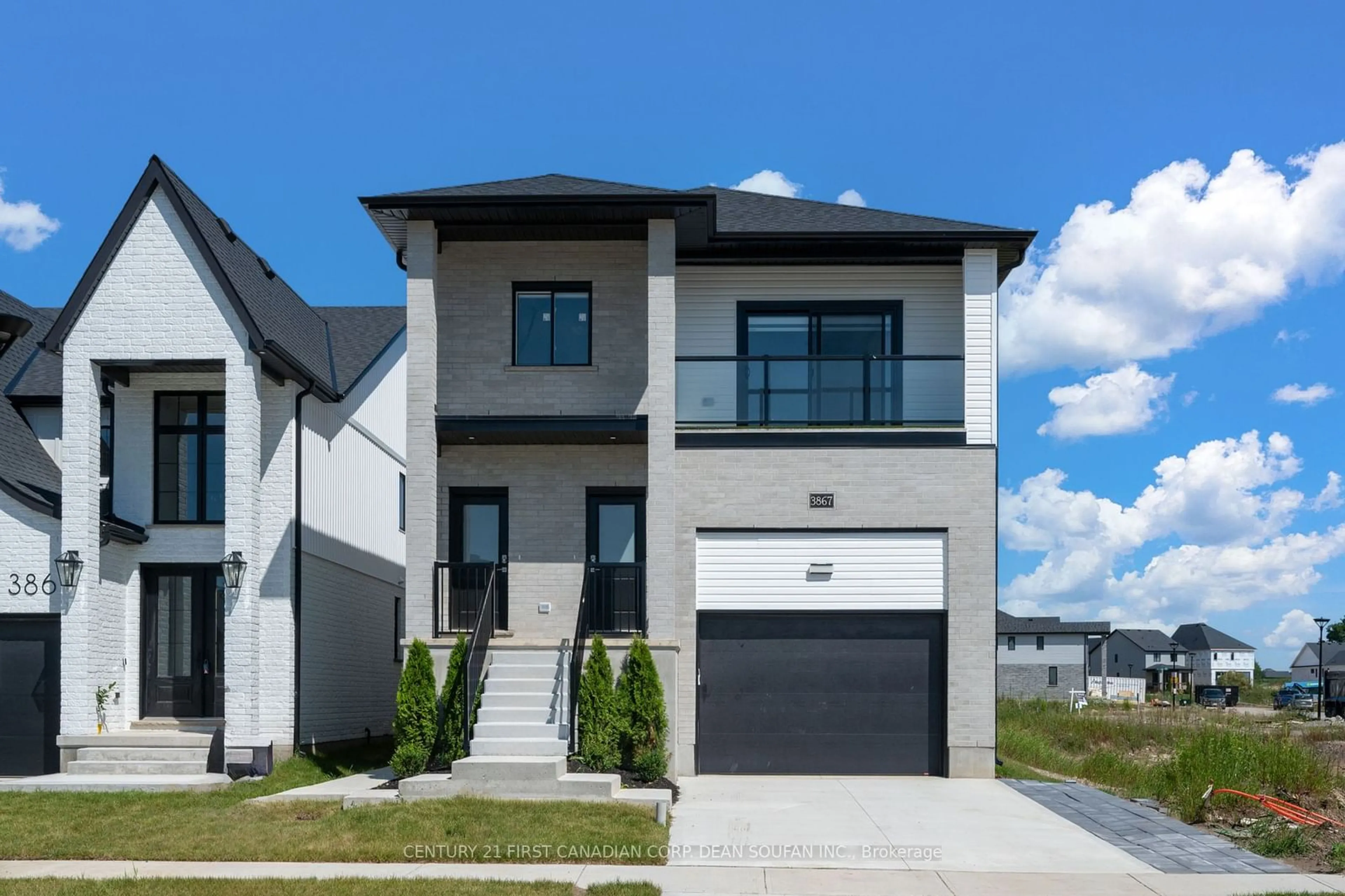 Frontside or backside of a home, the street view for 3857 PETALPATH Way, London Ontario N6P 1H5