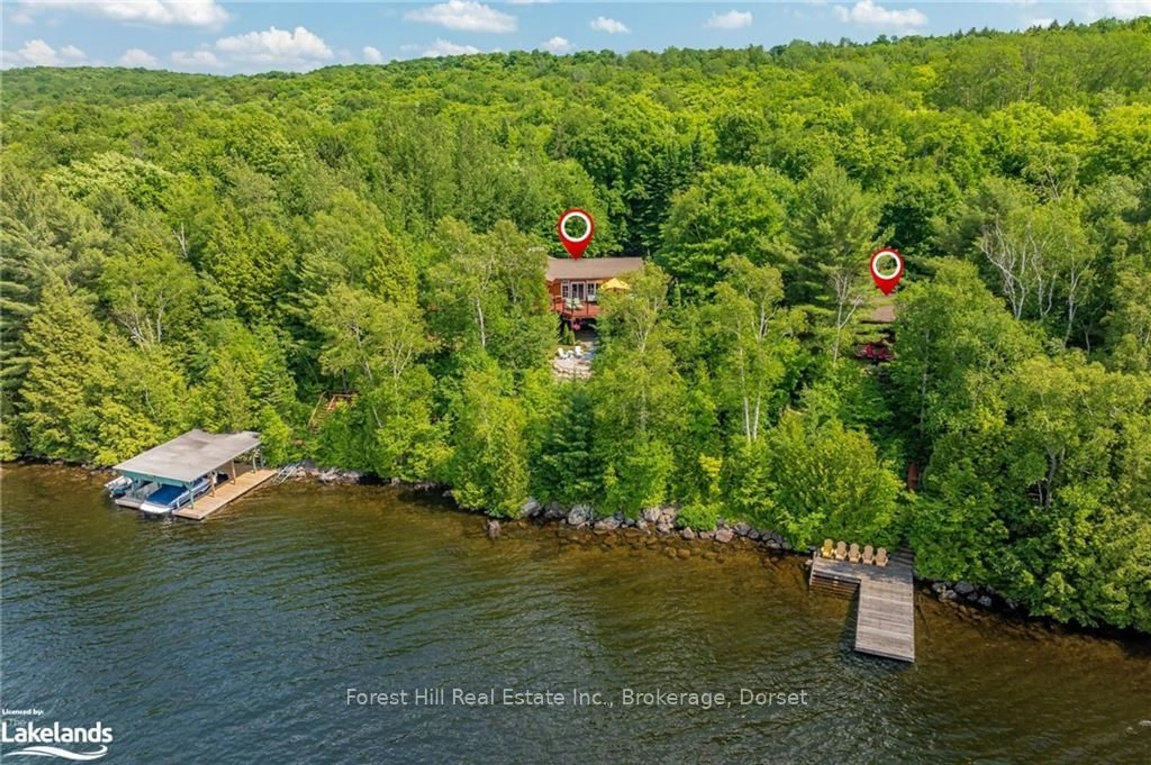 A pic from exterior of the house or condo, lake for 4475 KAWAGAMA LAKE Rd, Algonquin Highlands Ontario P0A 1E0