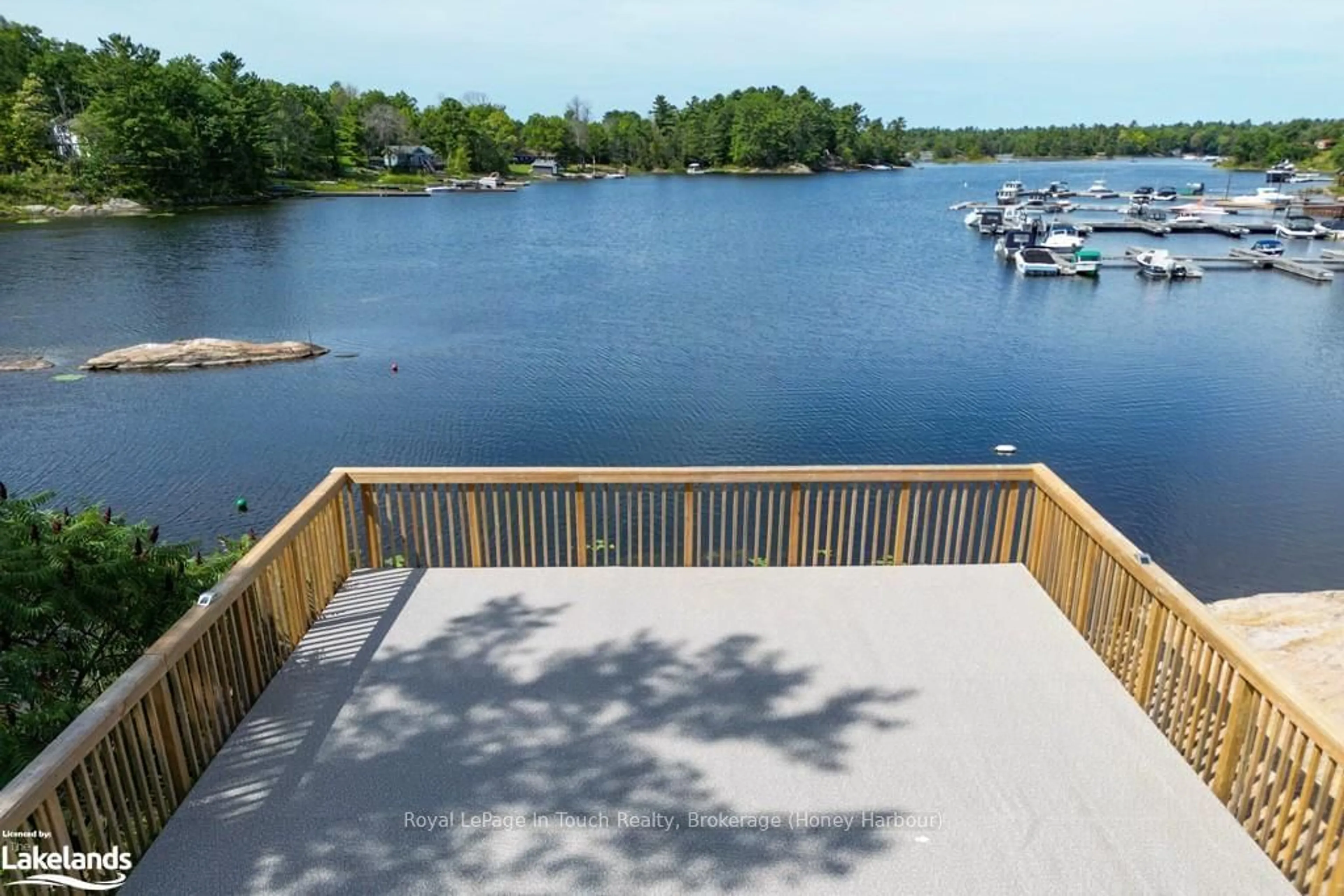 Patio, the view of lake or river for 2 ISLAND 860, Georgian Bay Ontario P0E 1E0