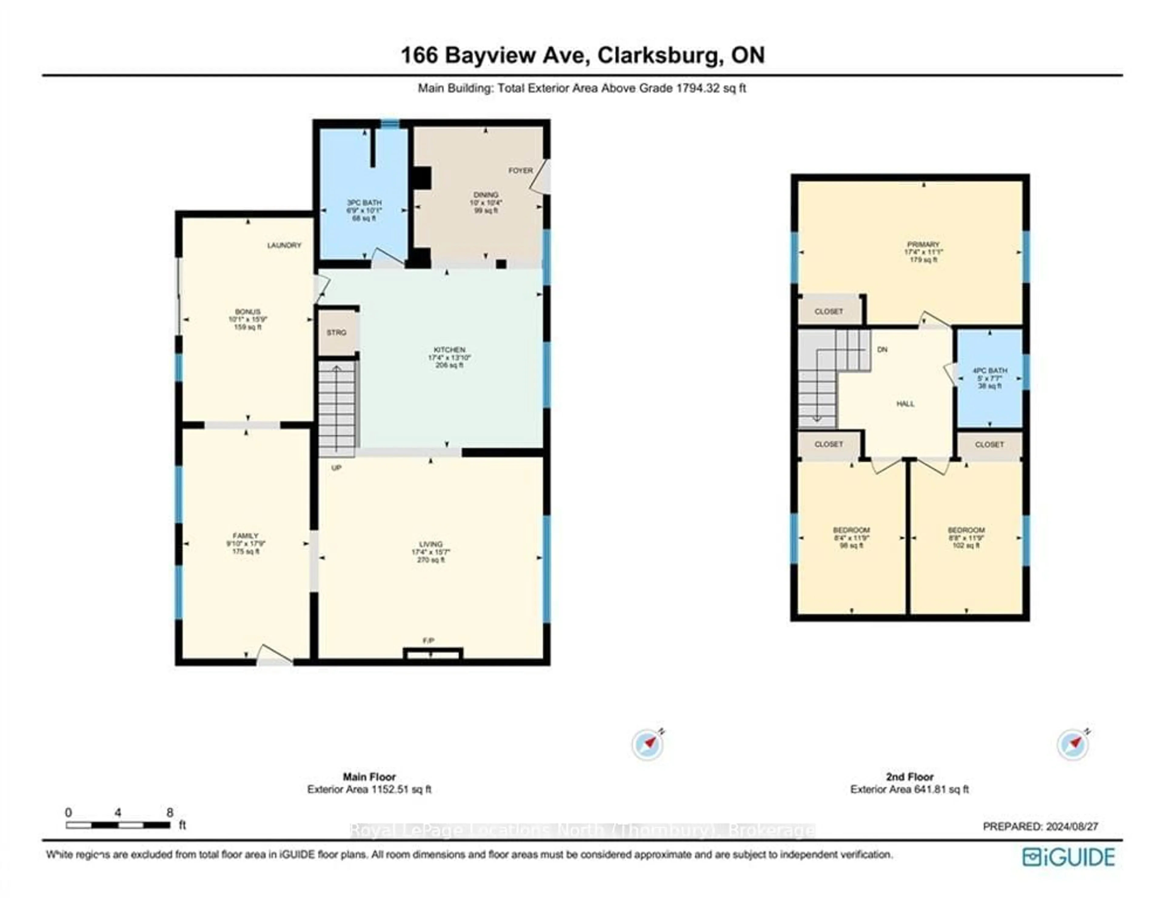 Floor plan for 166 BAYVIEW Ave, Blue Mountains Ontario N0H 1J0