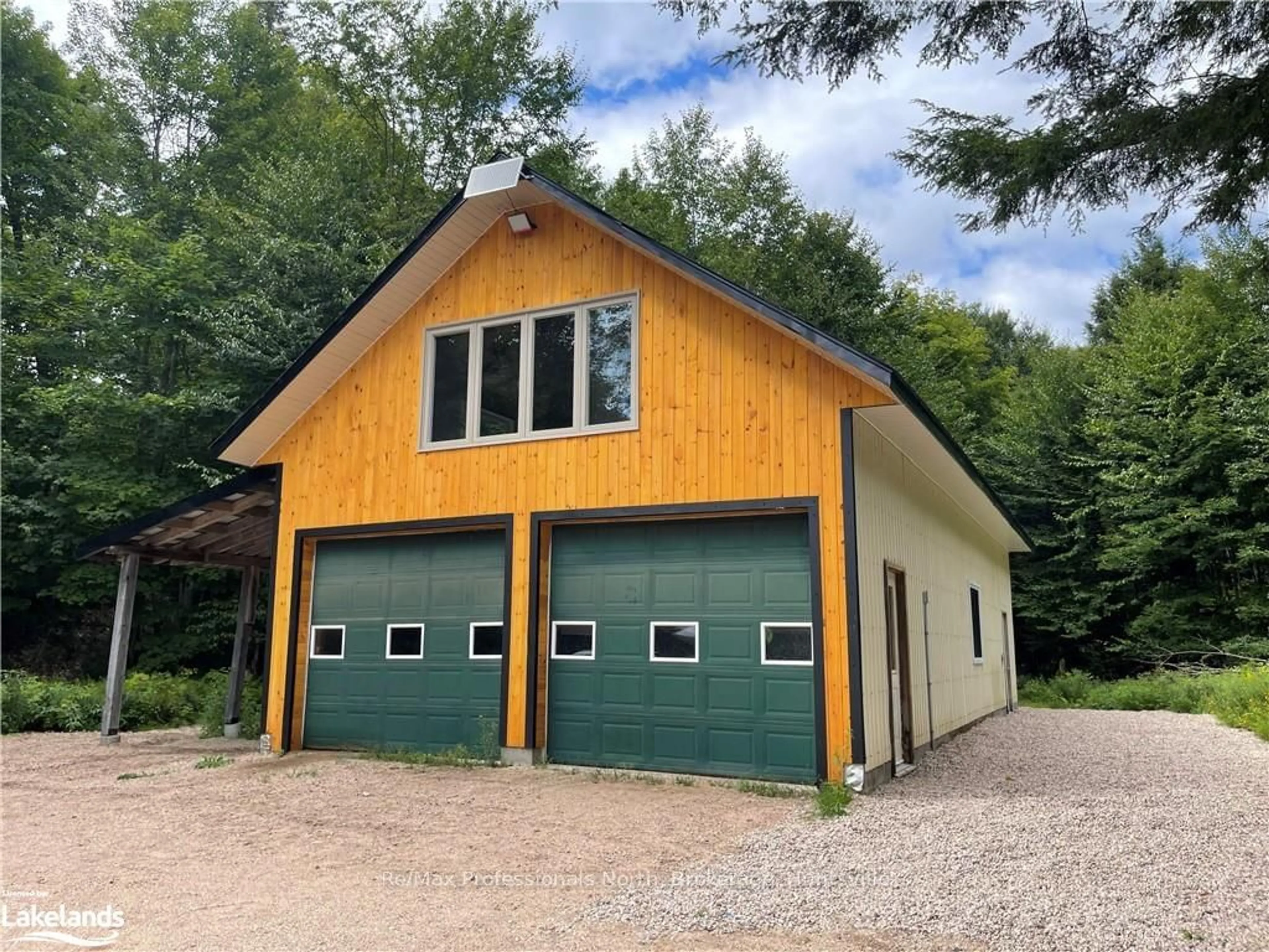 Indoor garage, wood floors for 298 ANGUS POINT Rd, Machar Ontario P0A 1X0