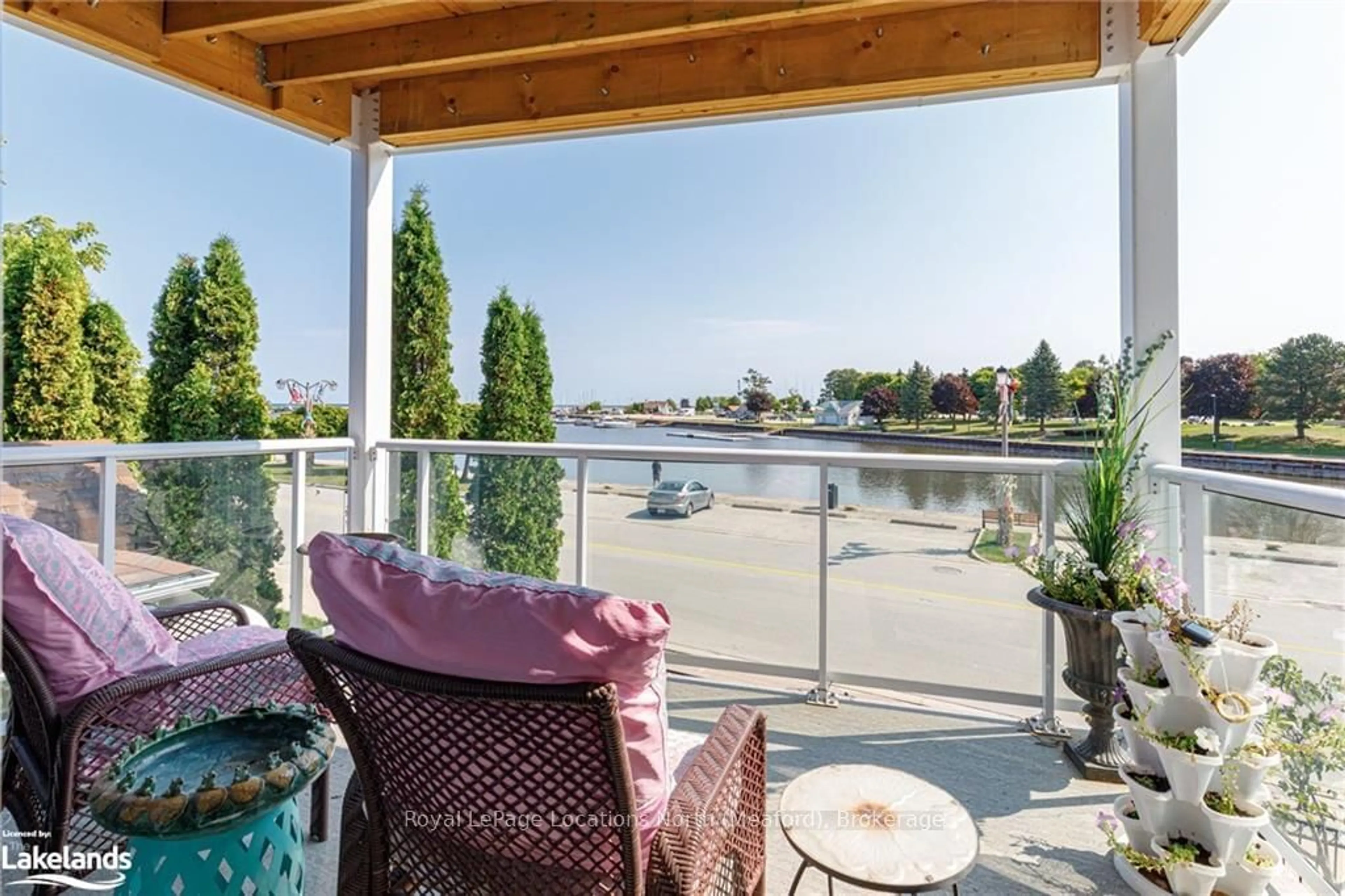 Patio, the view of lake or river for 34 BAYFIELD St #201, Meaford Ontario N4L 1Y2