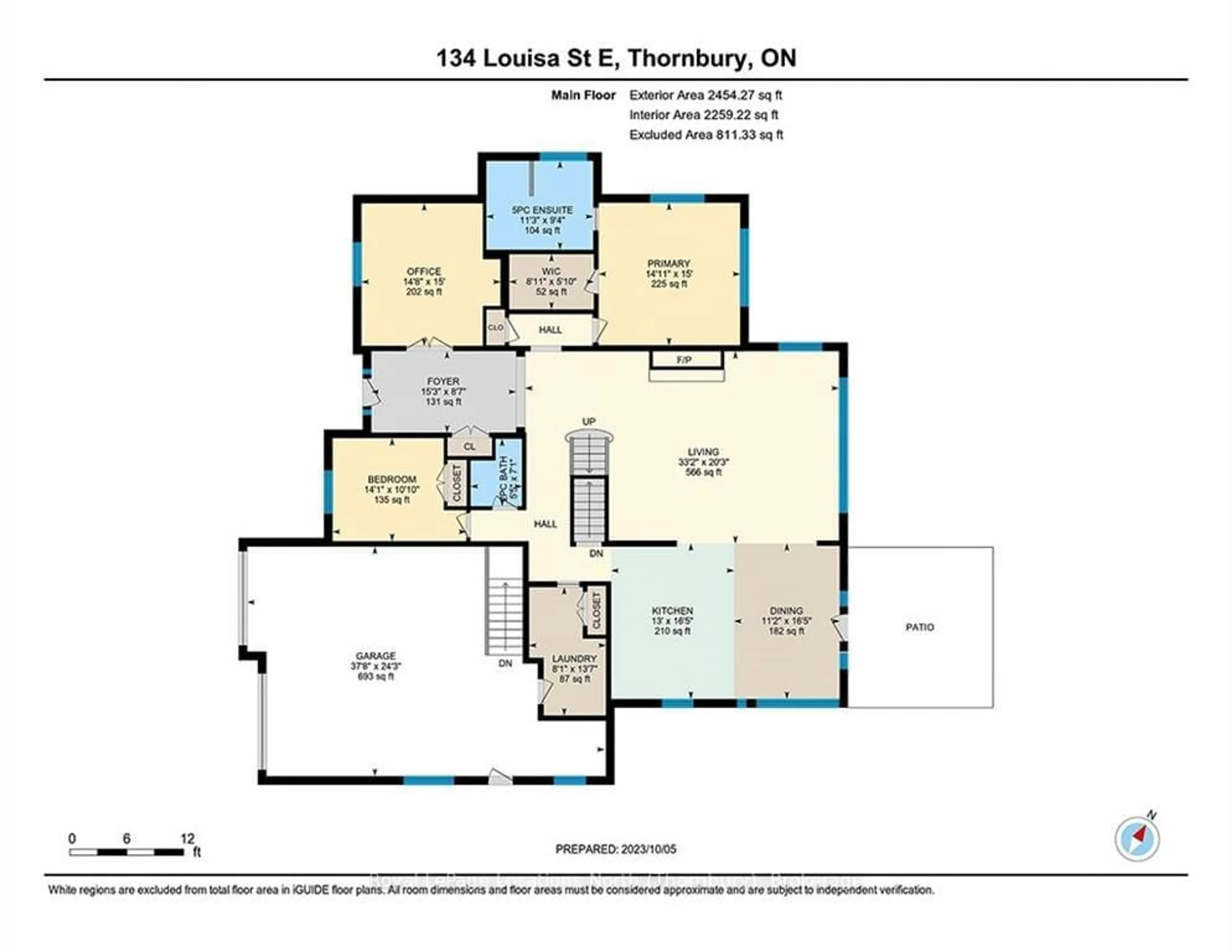 Floor plan for 134 LOUISA St, Blue Mountains Ontario N0H 2P0