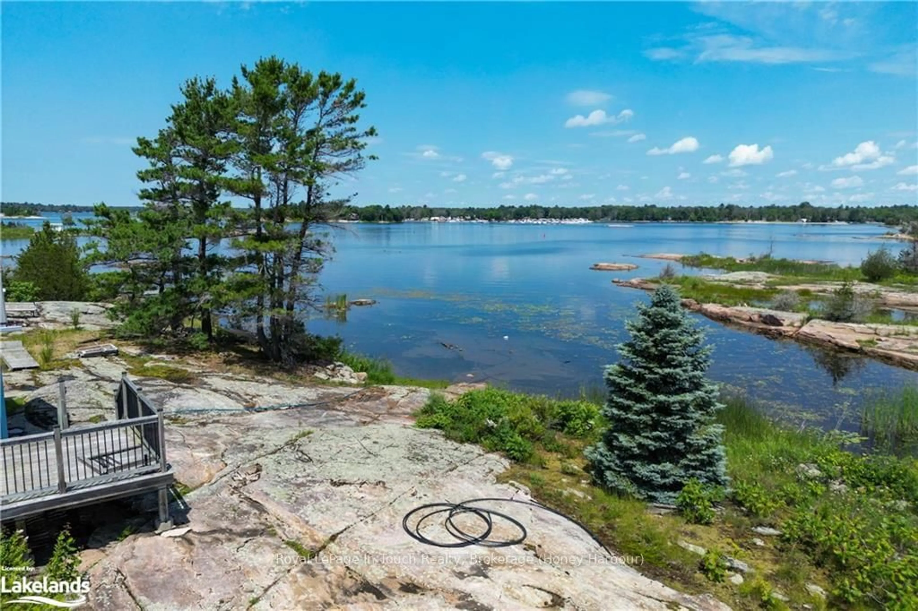 Patio, the view of lake or river for 4 ISLAND 470, Georgian Bay Ontario P0E 1E0