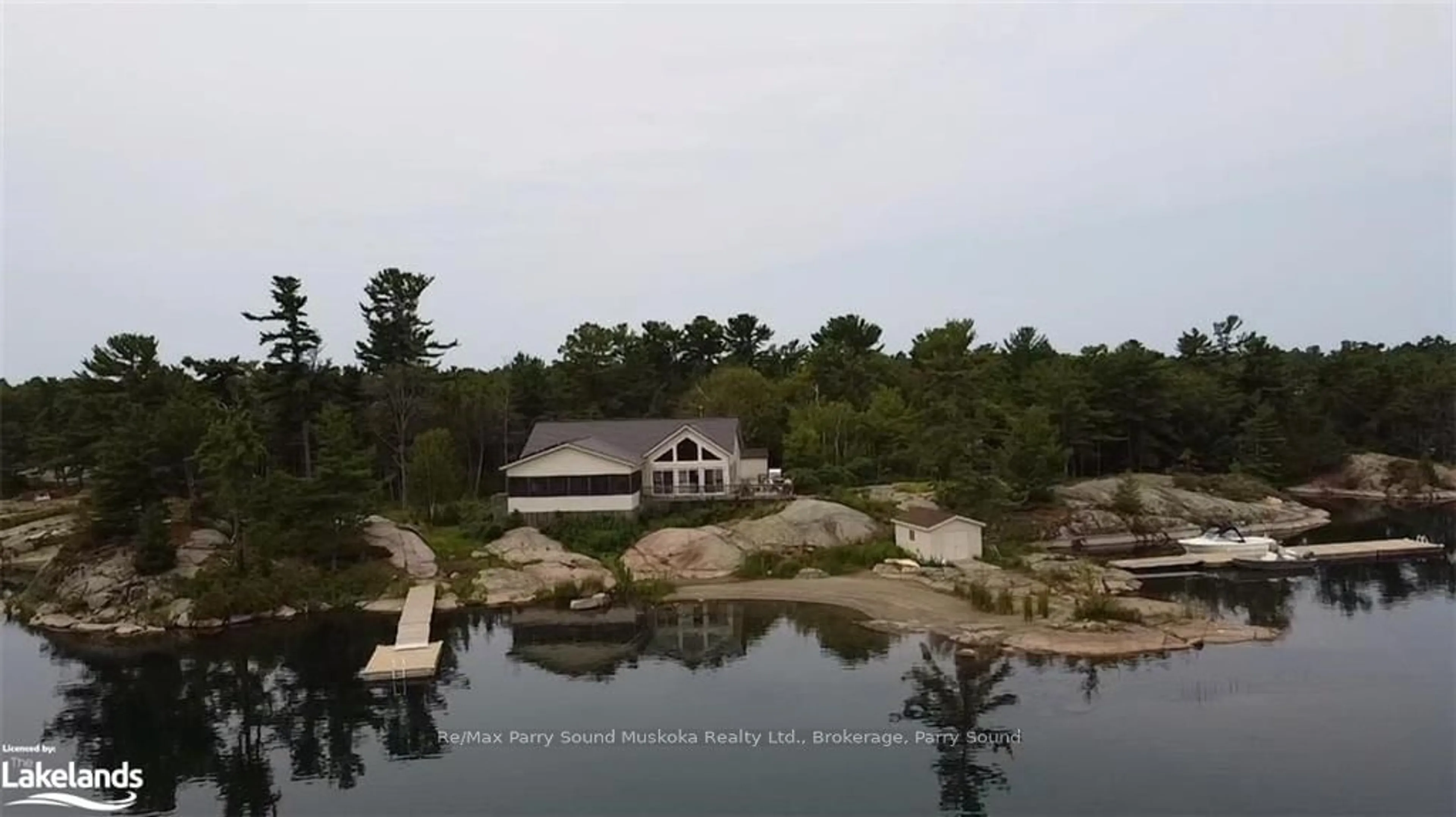 A pic from exterior of the house or condo, lake for 1 B844, The Archipelago Ontario P0G 1K0