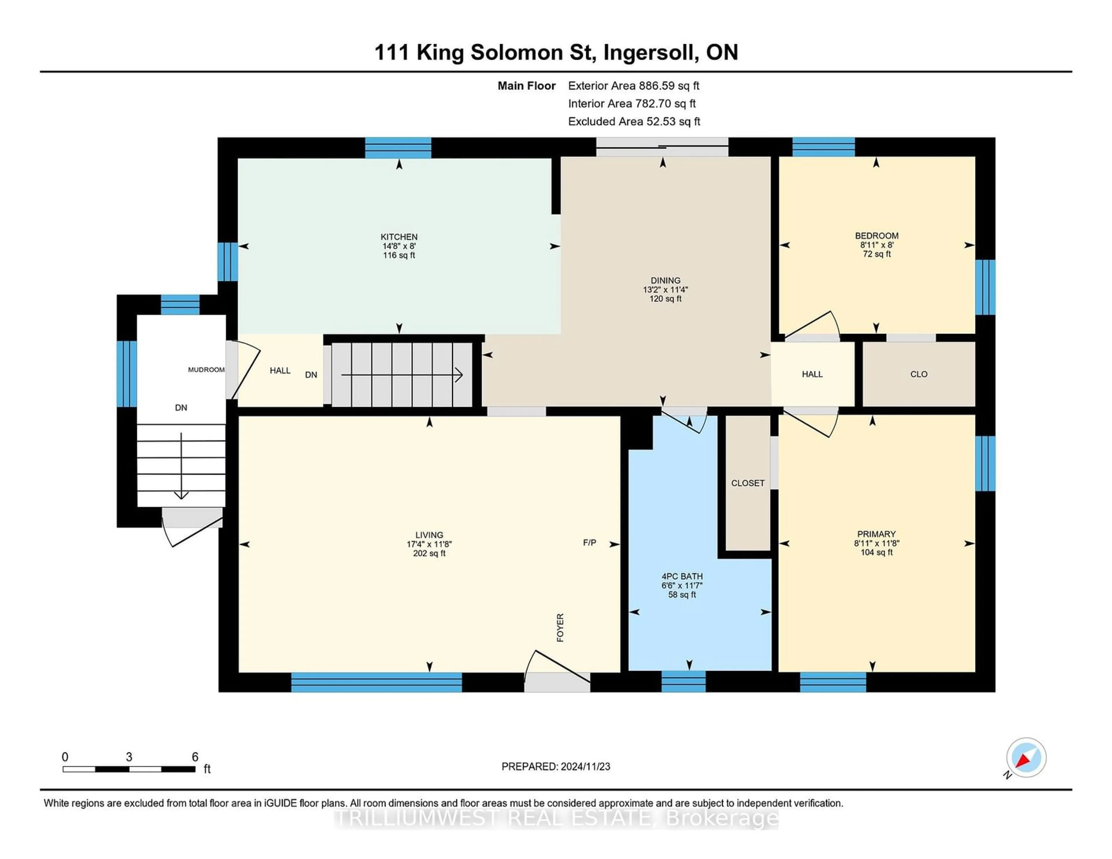 Floor plan for 111 King Solomon St, Ingersoll Ontario N5C 1N9