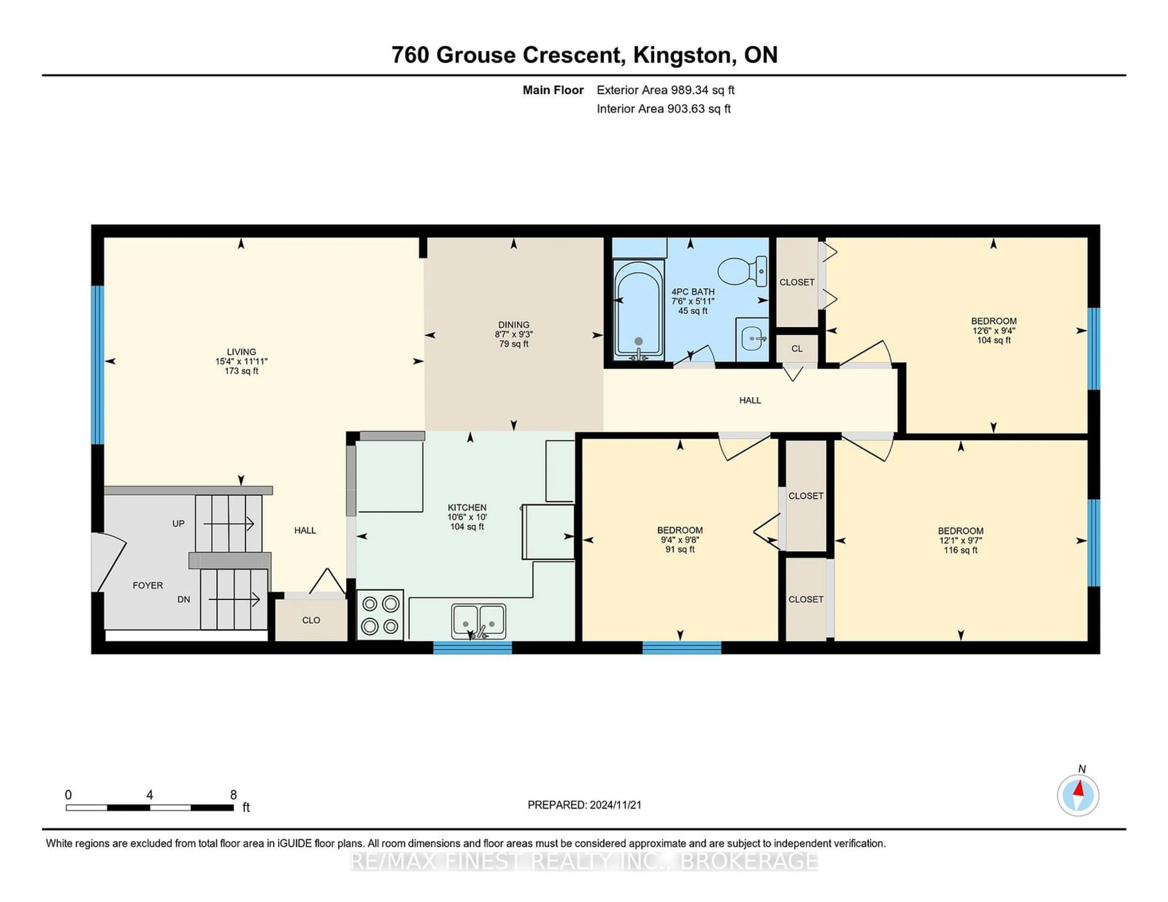 Floor plan for 760 Grouse Cres, Kingston Ontario K7P 1A2