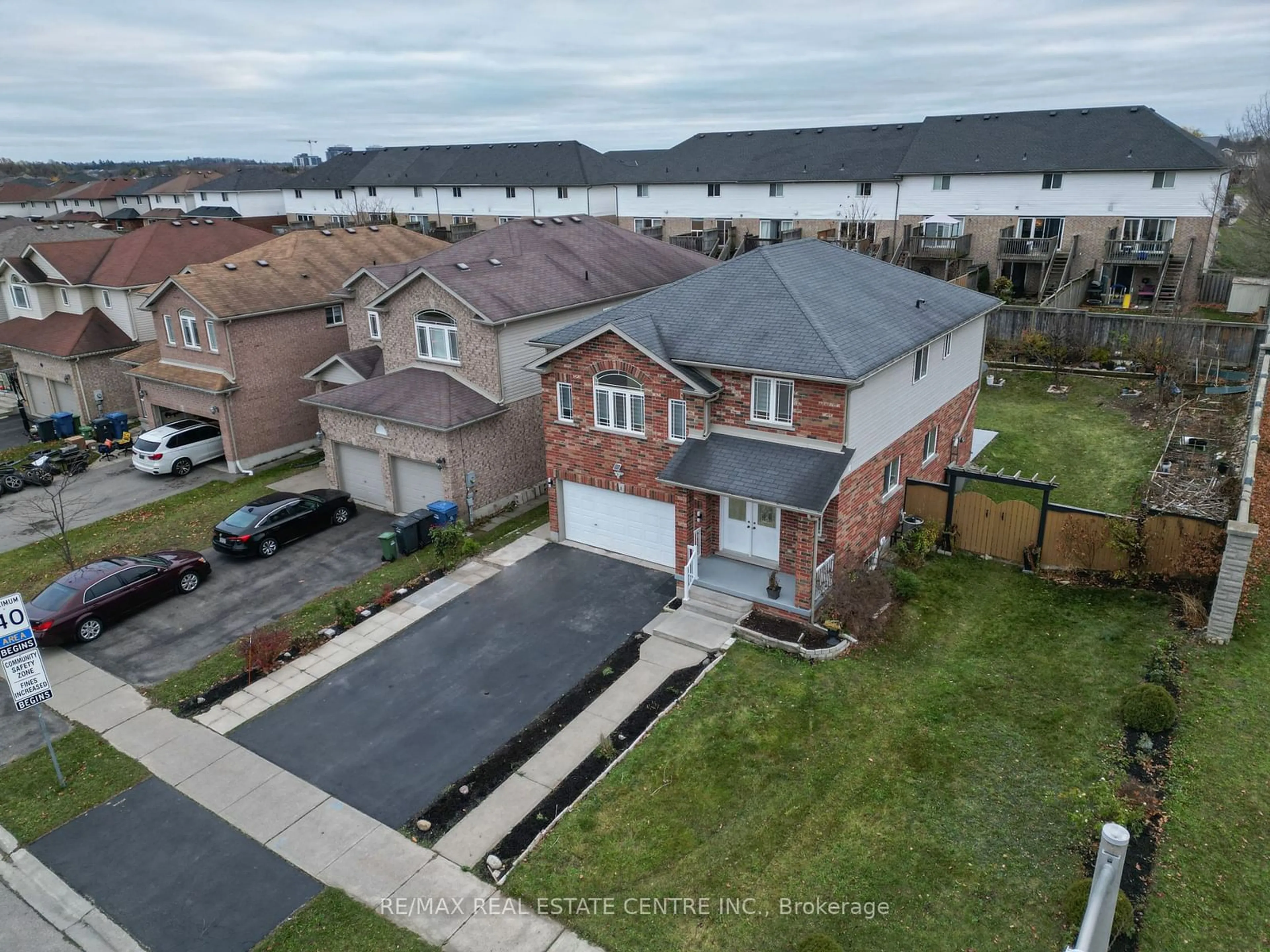 Frontside or backside of a home, the street view for 1 Colonial Dr, Guelph Ontario N1L 1T7