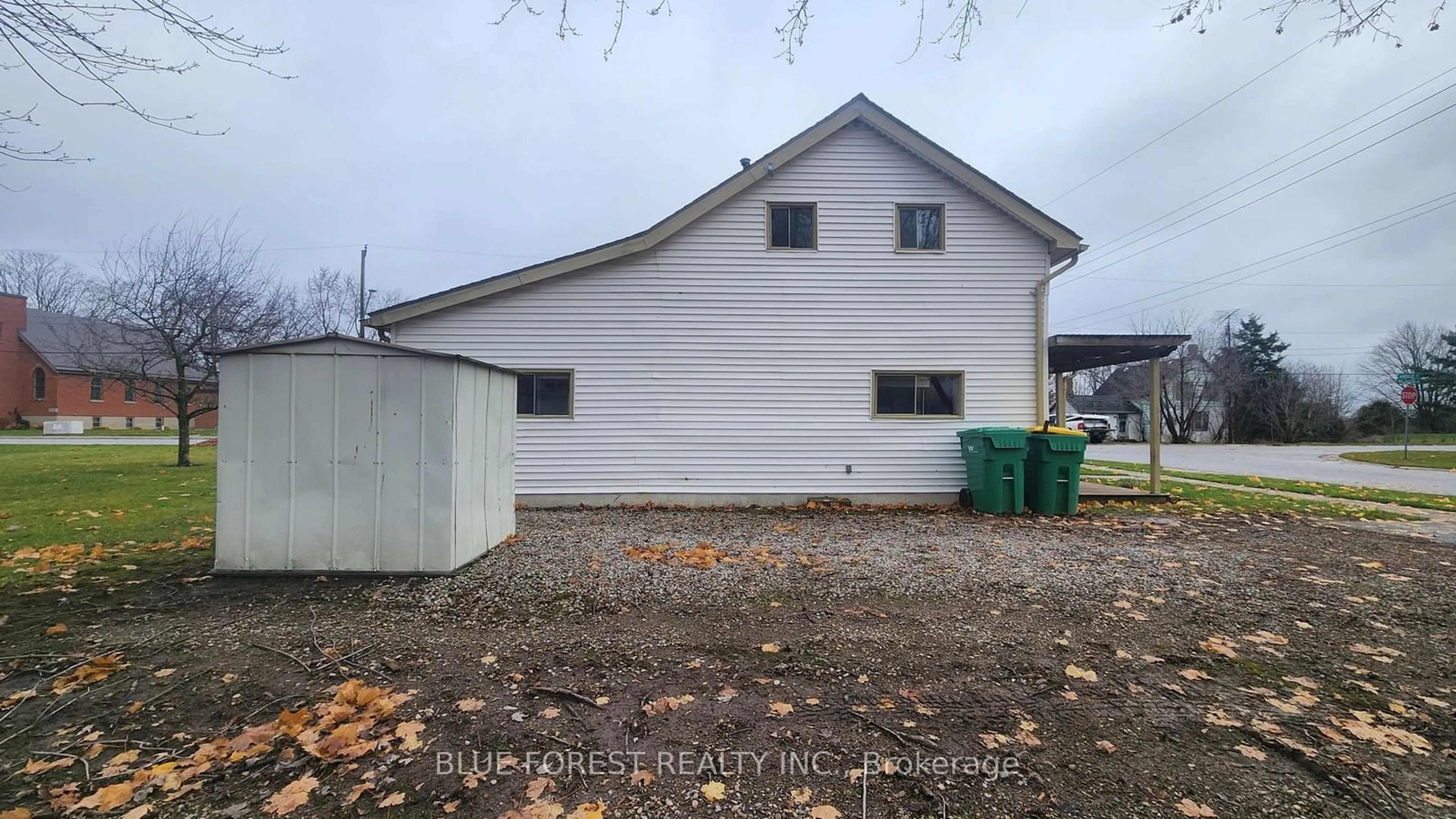 Frontside or backside of a home, the front or back of building for 17 Argyle St, Southwest Middlesex Ontario N0L 1A0